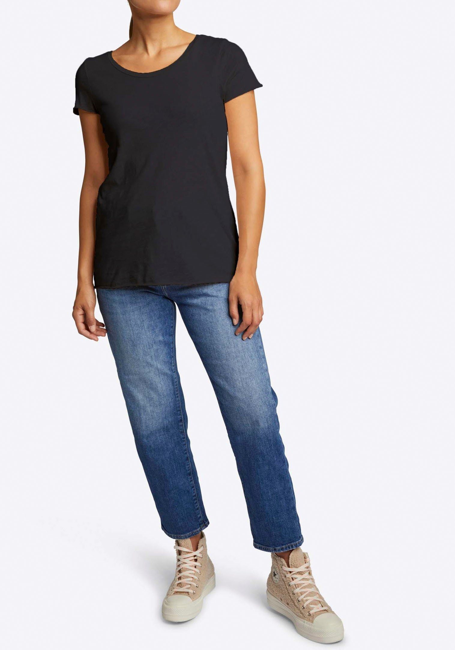 Rich & Royal T-shirt in een vrouwelijke basic pasvorm