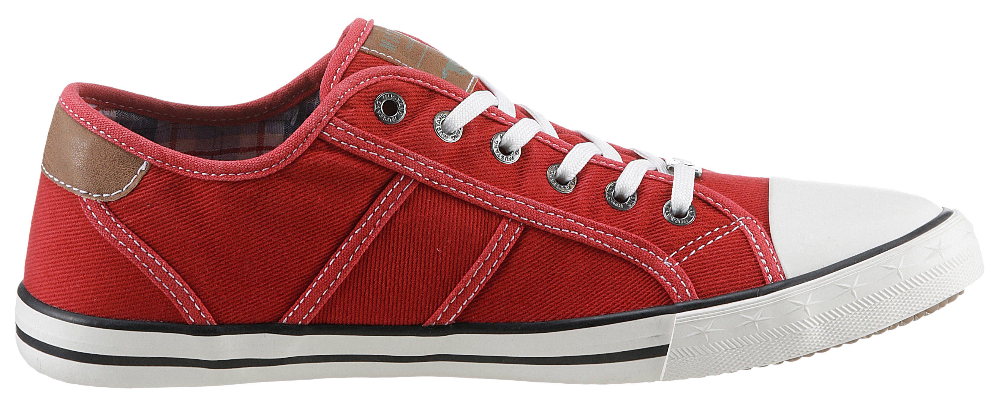 Mustang Shoes Sneakers met mustang merkembleem, vrijetijdsschoen, lage schoen, veterschoen