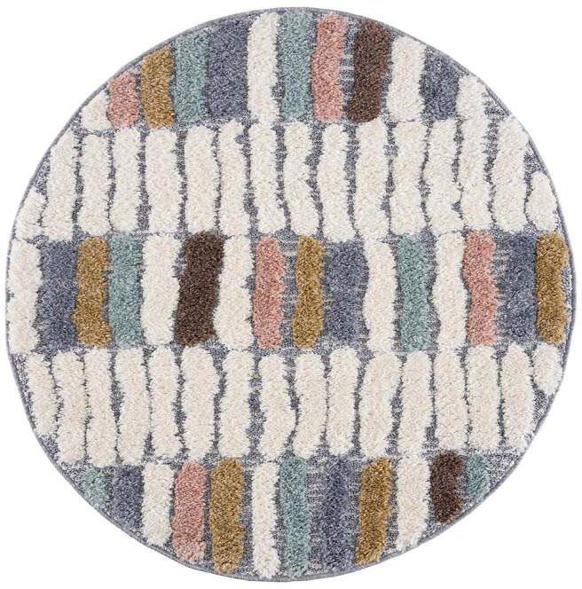 Carpet City Hoogpolig vloerkleed Focus 3032 Boho-tapijt, hoog-laag patroon / 3D-effect, voor woonkamer, slaapkamer