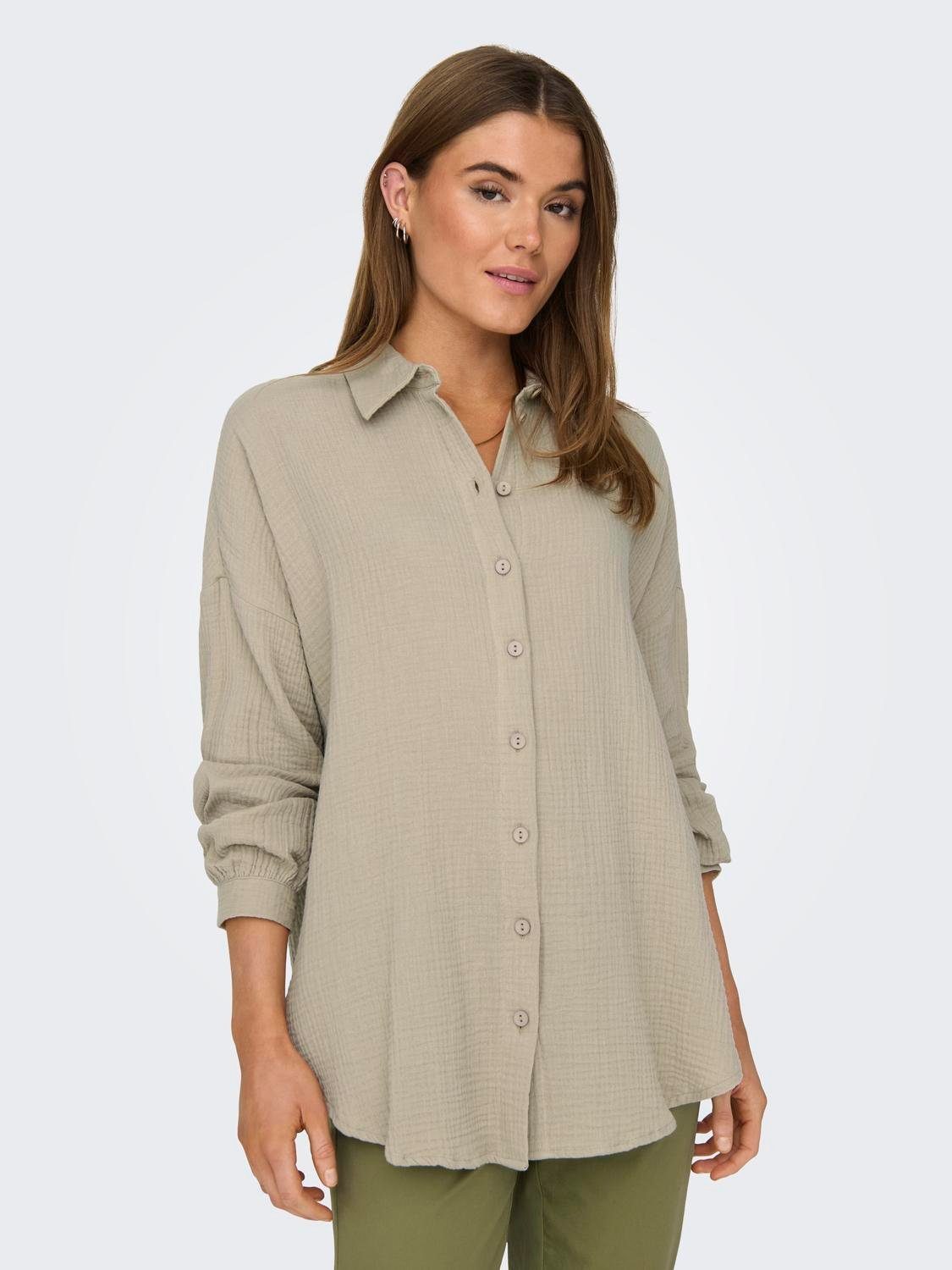 Only Lange blouse ONLTHYRA OVERSIZED SHIRT NOOS WVN