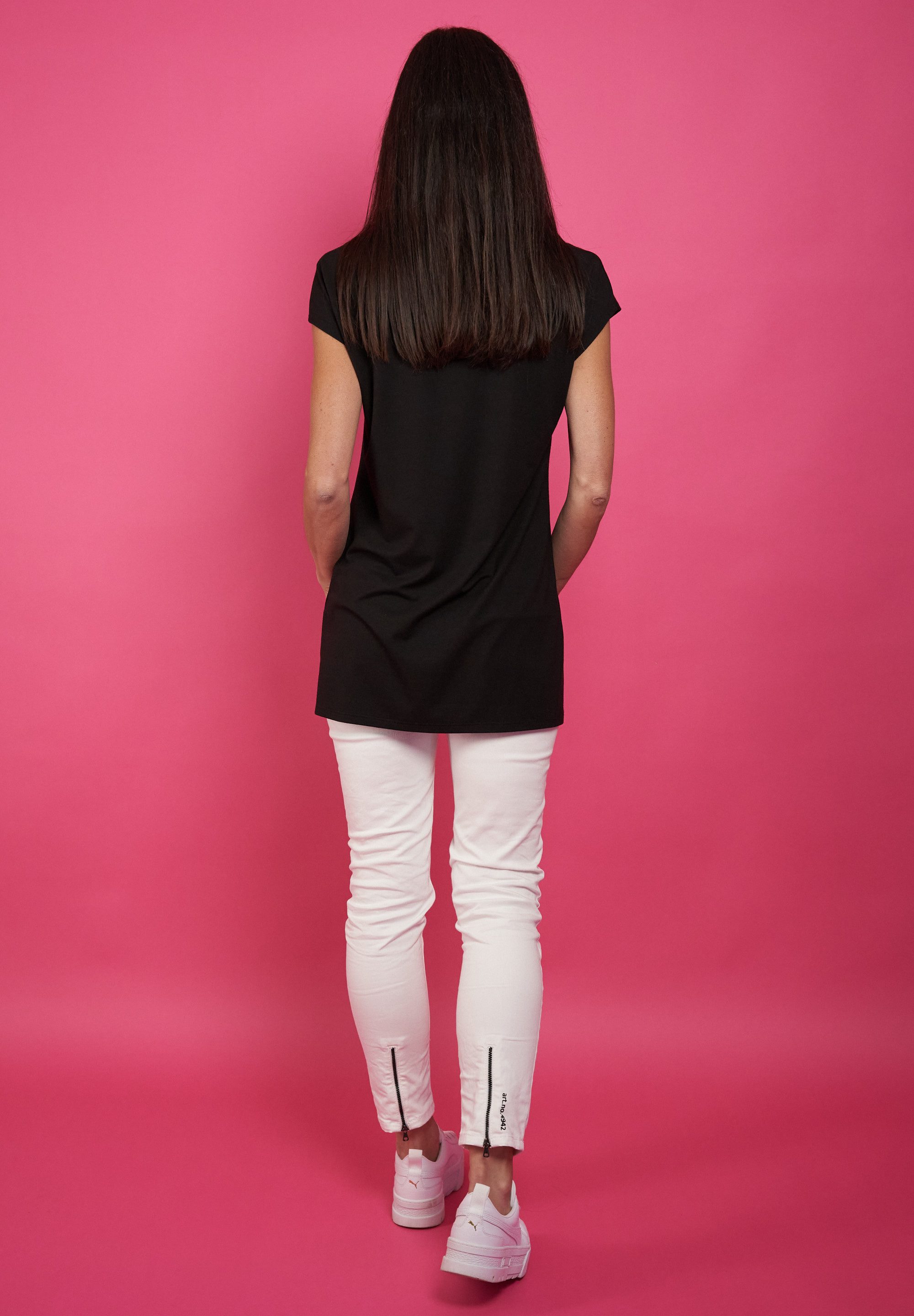 Seidel Moden T-shirt met verbrede schouders, made in germany