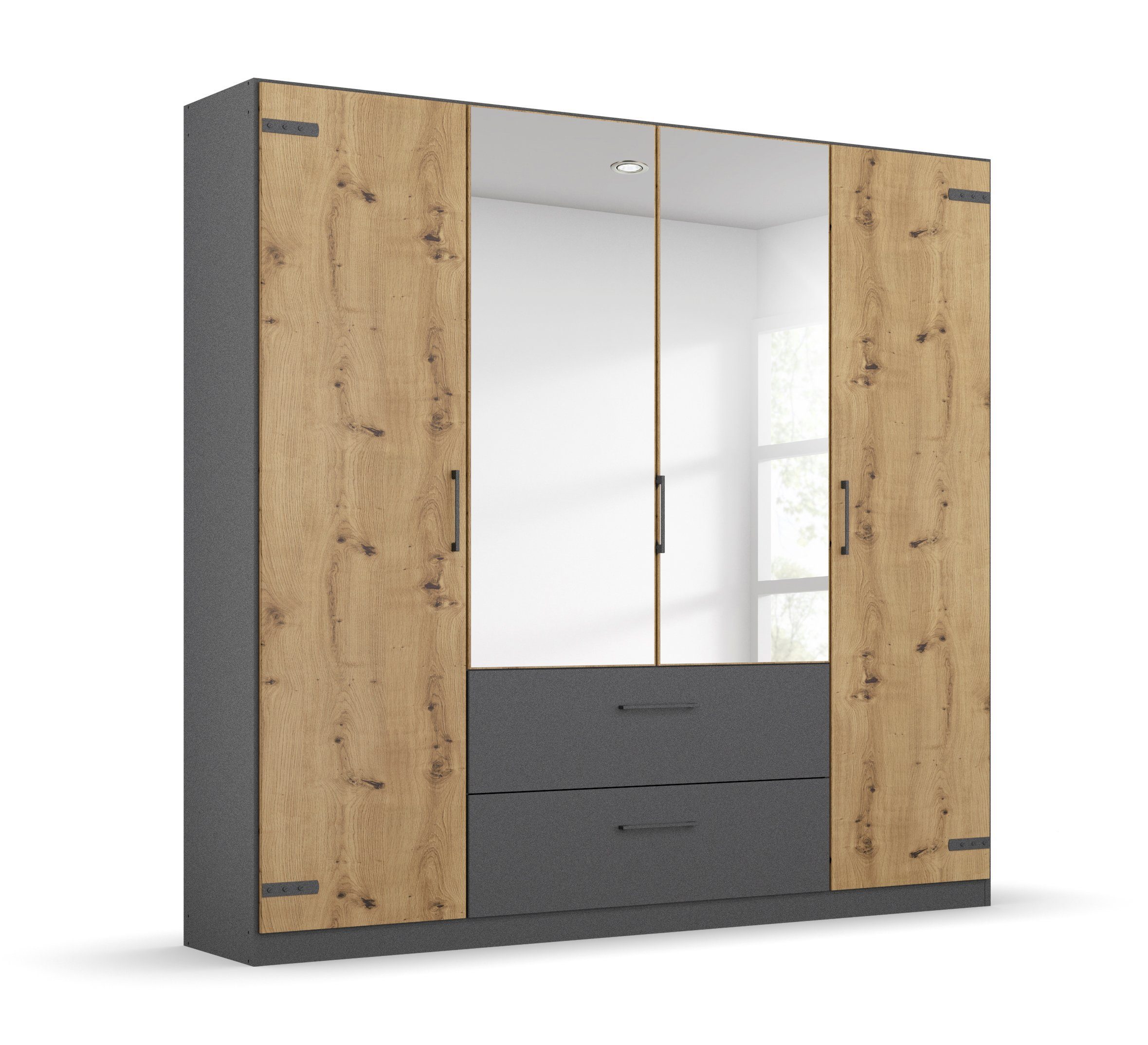 rauch Kastenset Holmes met applicaties "industrial style"