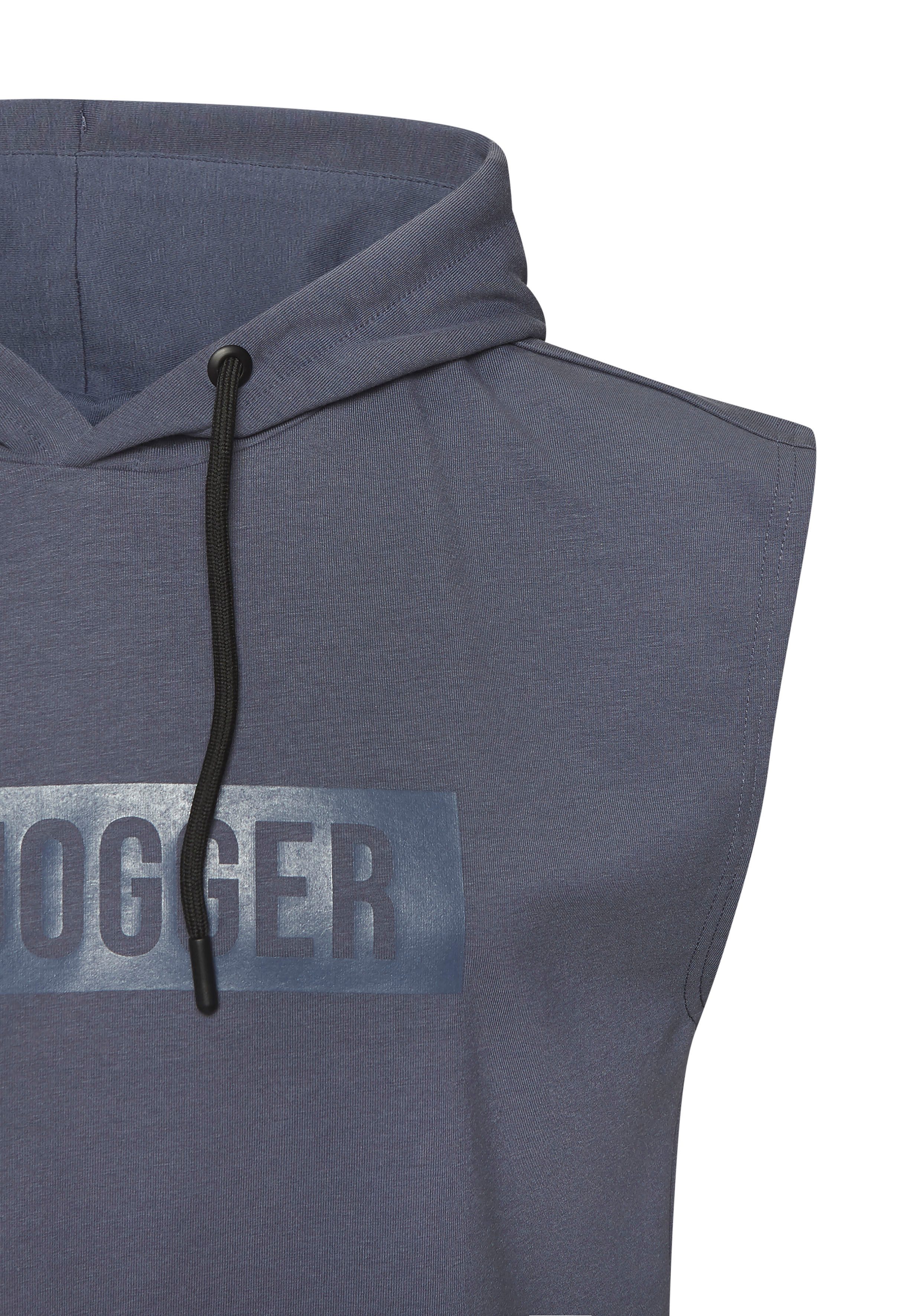 le jogger® Capuchontrui met print en koordtrek