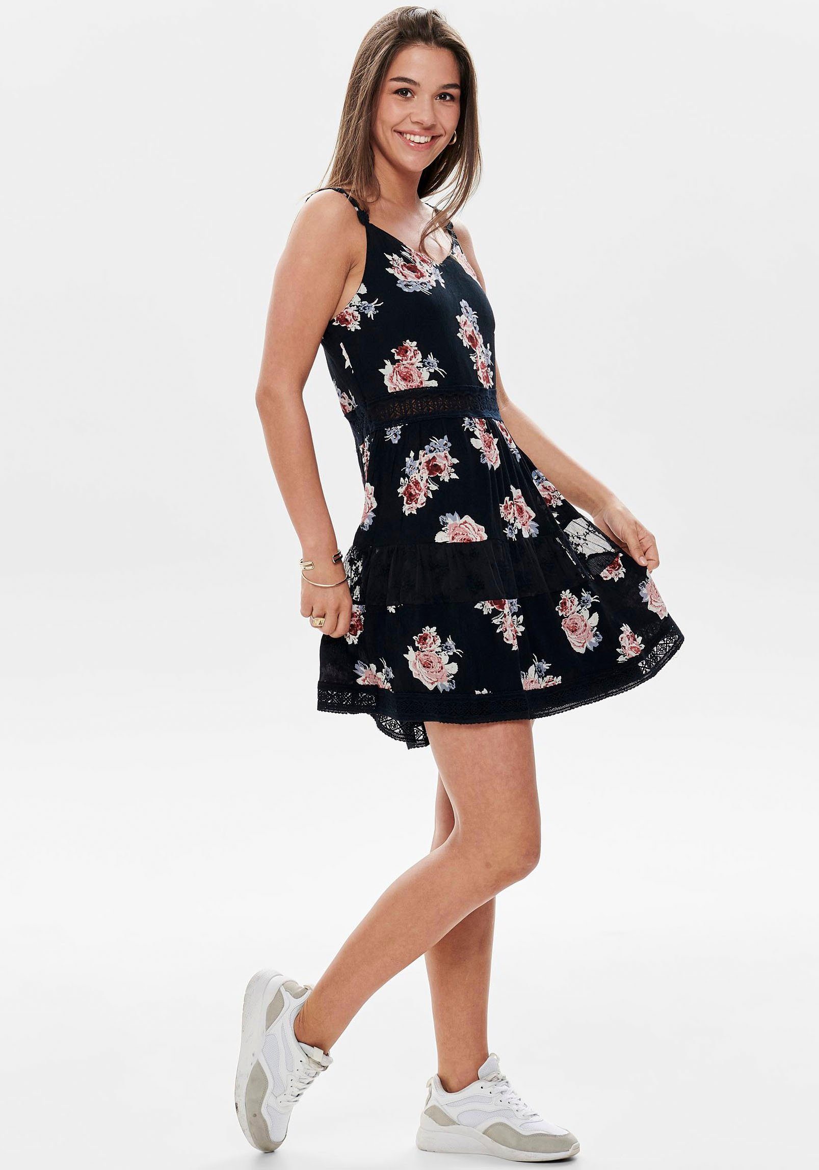 Only Jurk in overgooiermodel ONLKARMEN ANNE LIFE S/L DRESS WVN NOOS