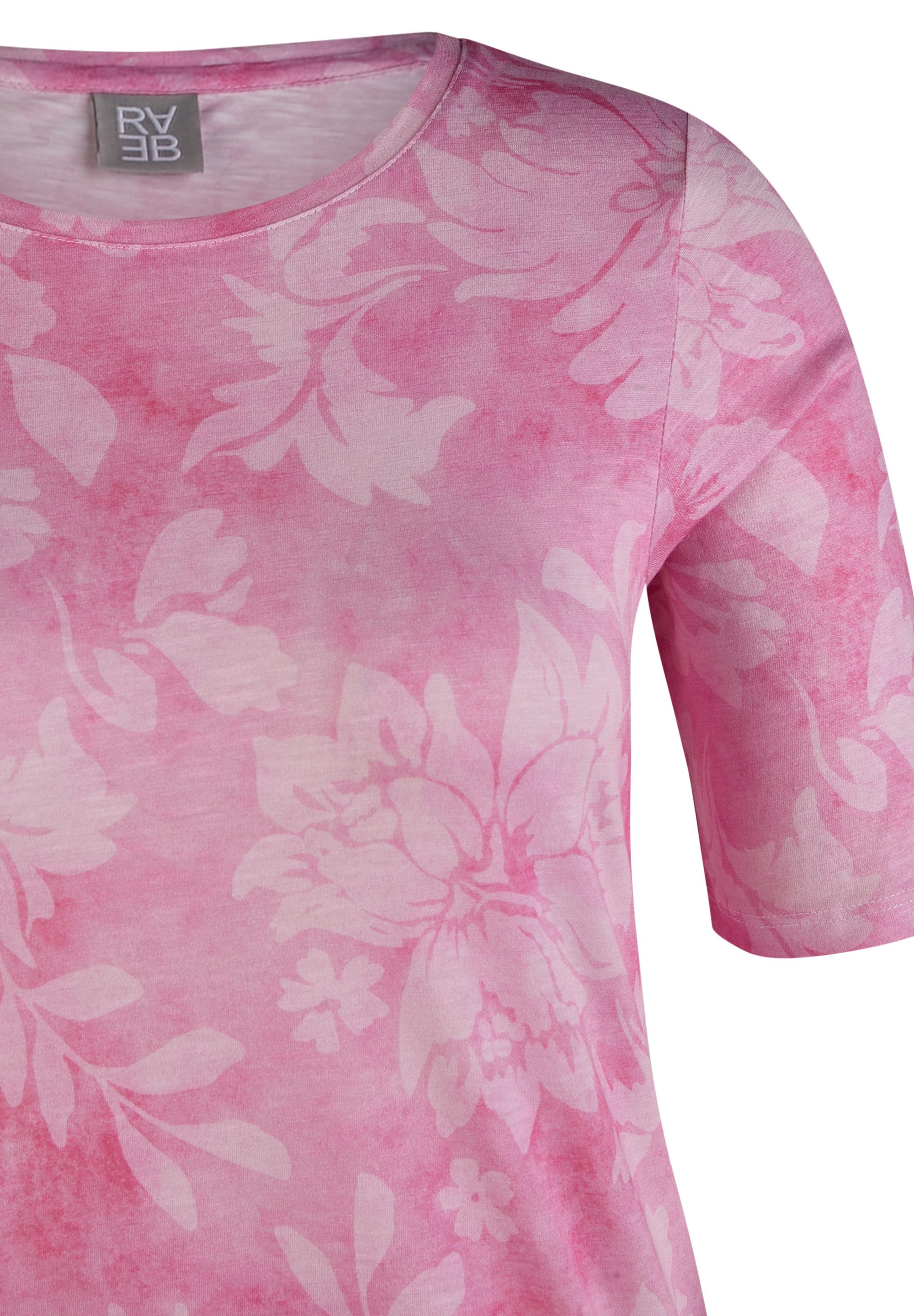 Rabe Shirt met ronde hals met een bloemmotief