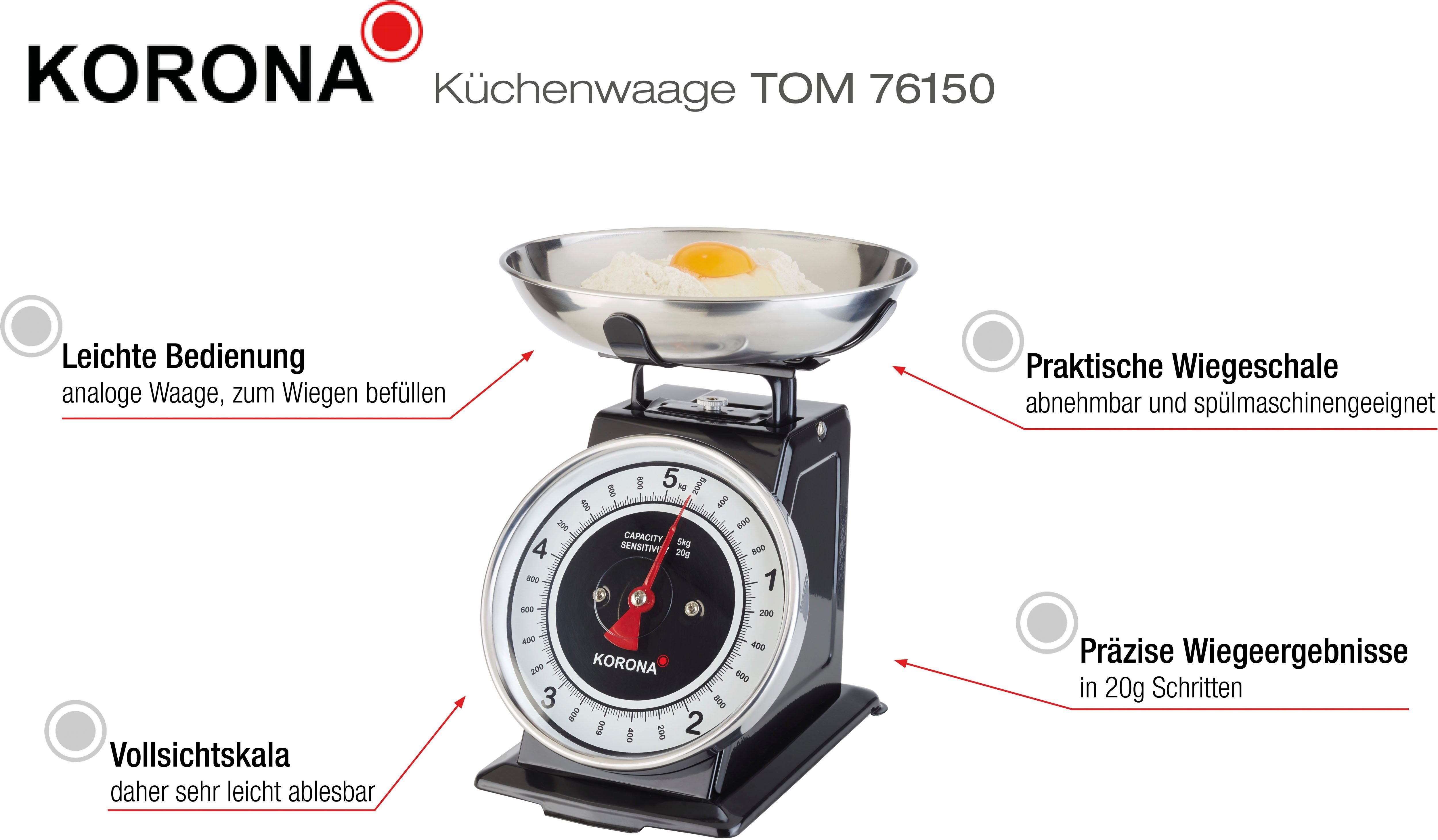 KORONA Keukenweegschaal TOM 76150