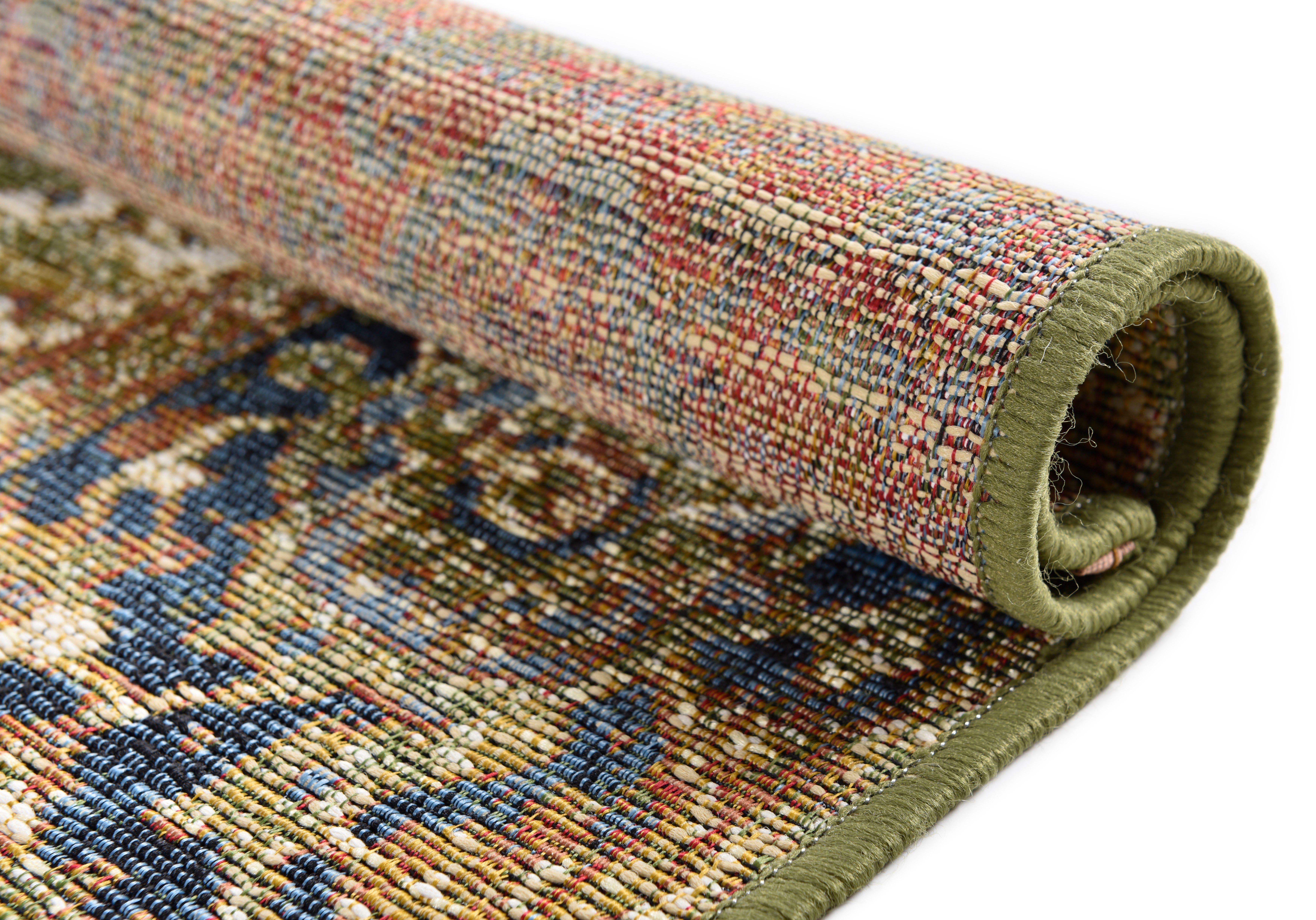 TOM TAILOR HOME Vloerkleed Funky Outdoor Orient One Platweefsel, oriënt-look, geschikt voor binnen en buiten, woonkamer