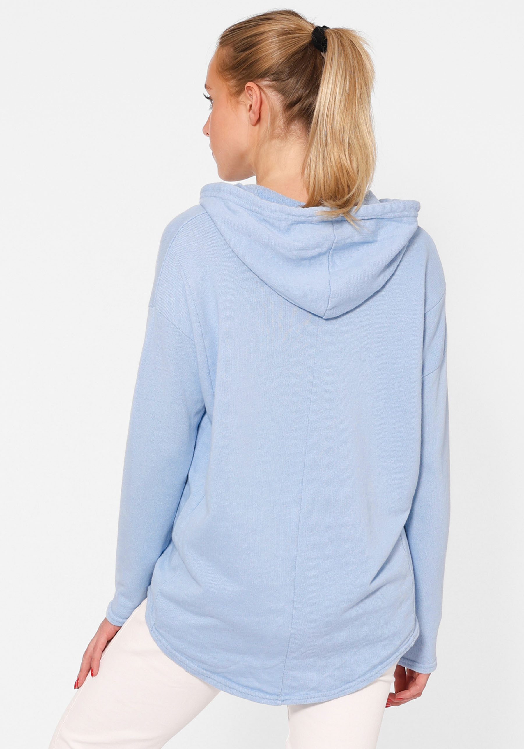 Zwillingsherz Hoodie Moin met capuchon en stempeldruk