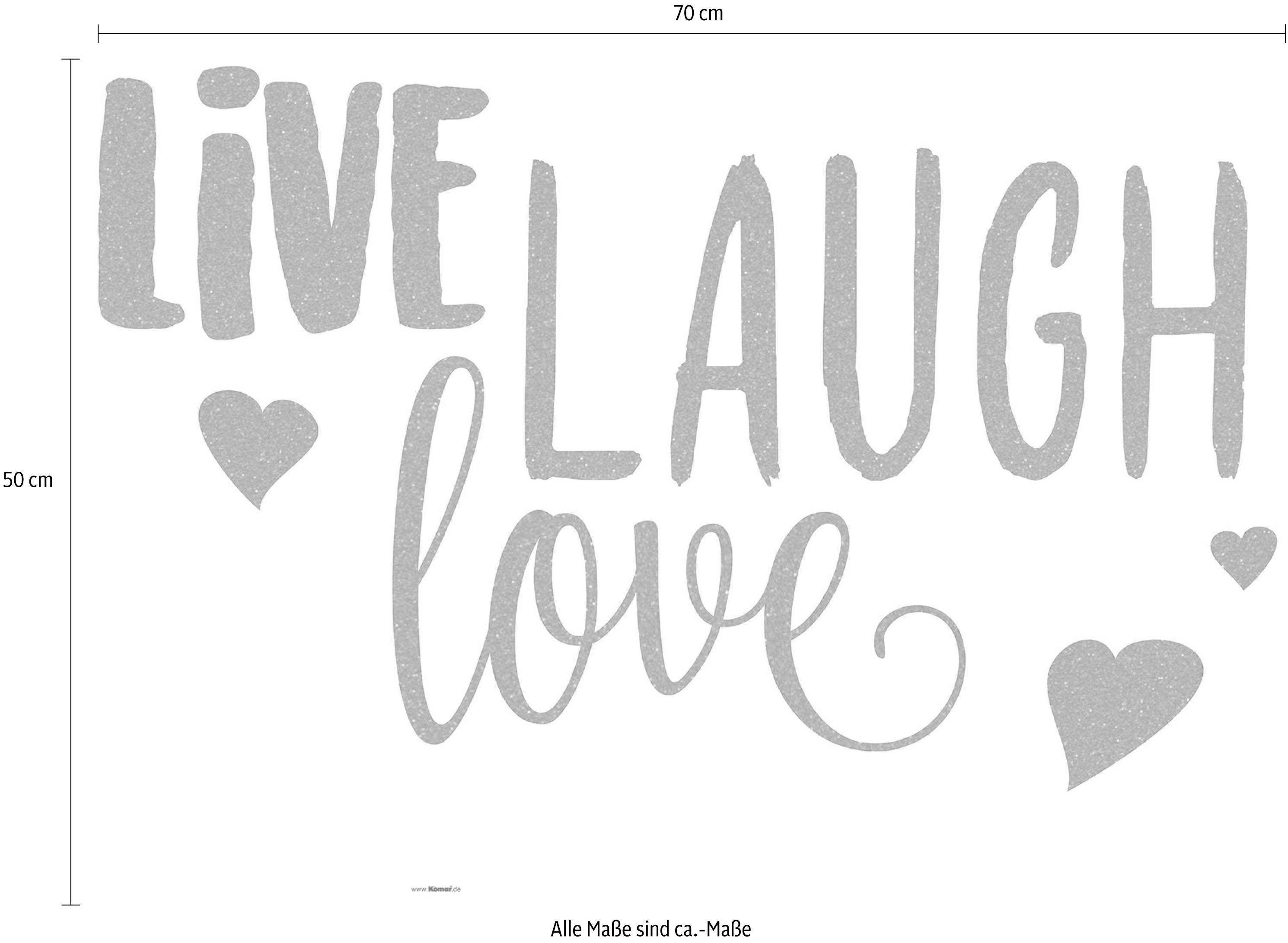 Komar Wandfolie Live - afm. 50 x 70 cm zelfklevend, wandstickers (set, 6-delig)