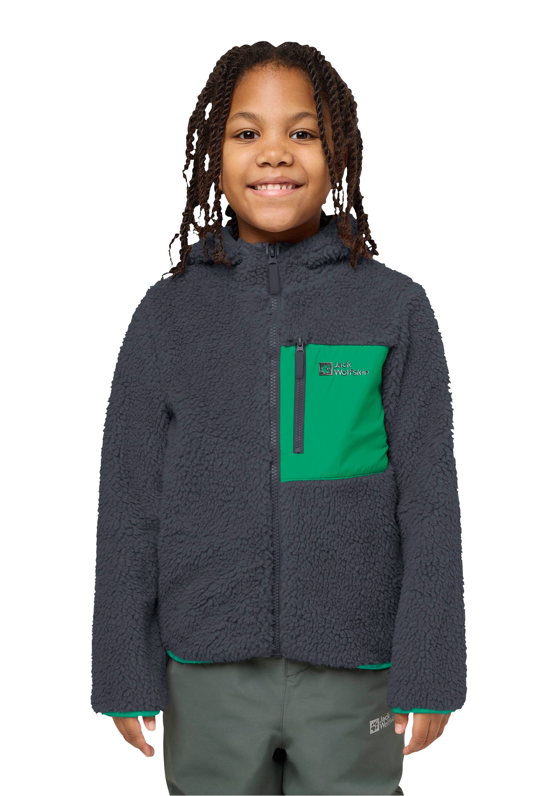 Jack Wolfskin Fleecejack ICE CURL HOOD JACKET K