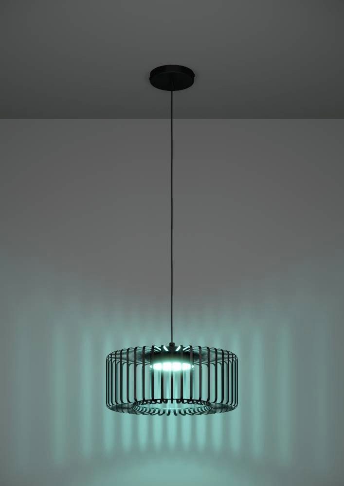 EGLO Hanglamp GINESTRONE-Z Metalen hanglamp, ZigBee, app en spraakbesturing Alexa, RGB, dimbaar (1 stuk)