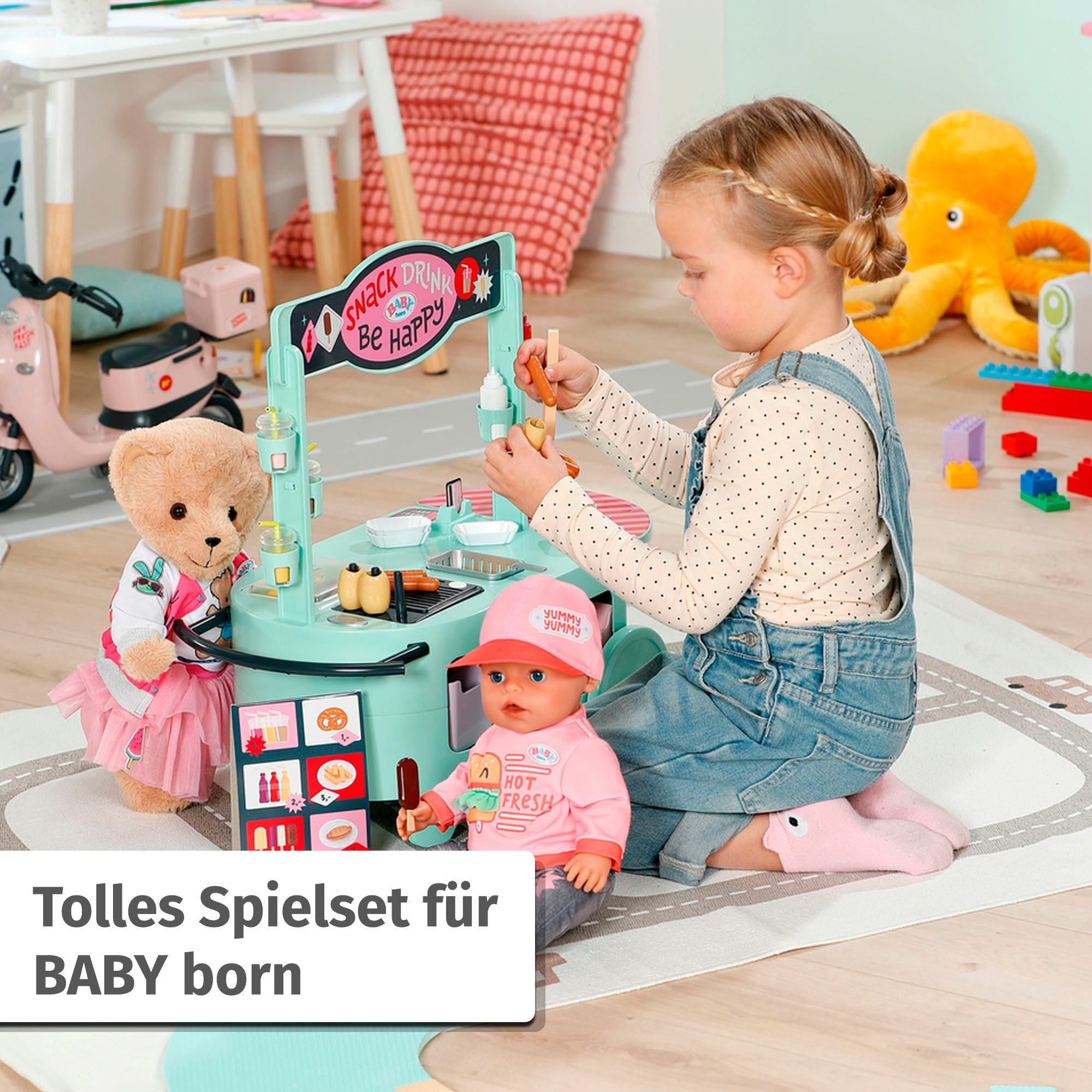 Baby Born Poppentafel Snackwinkel met geluidseffect