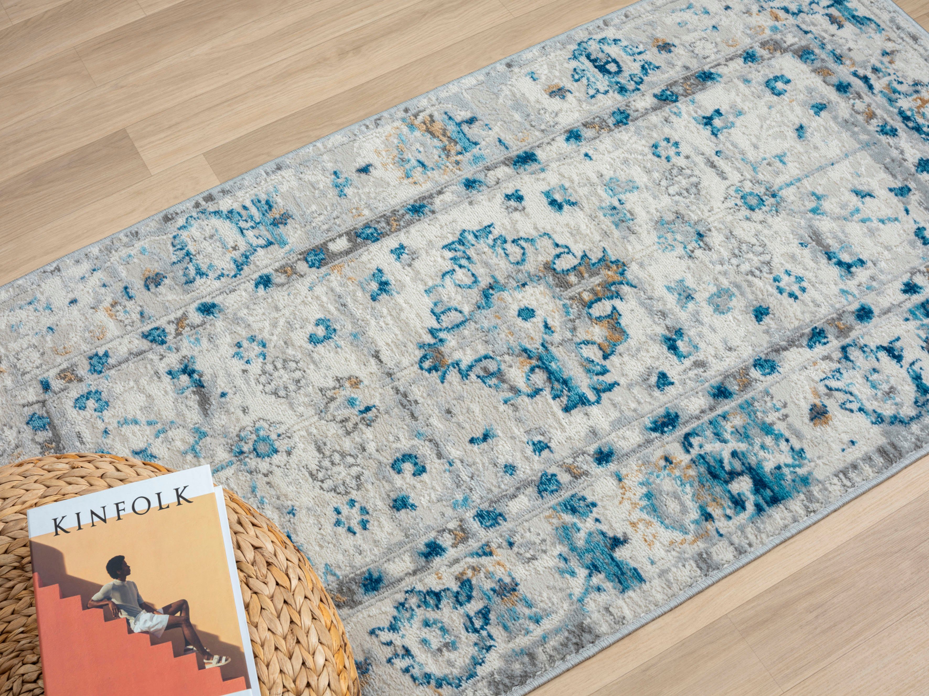 Myflair Möbel & Accessoires Vloerkleed My Heriz 3 Kortpolig, klassiek oosters ontwerp, bijzonder zacht door microvezel