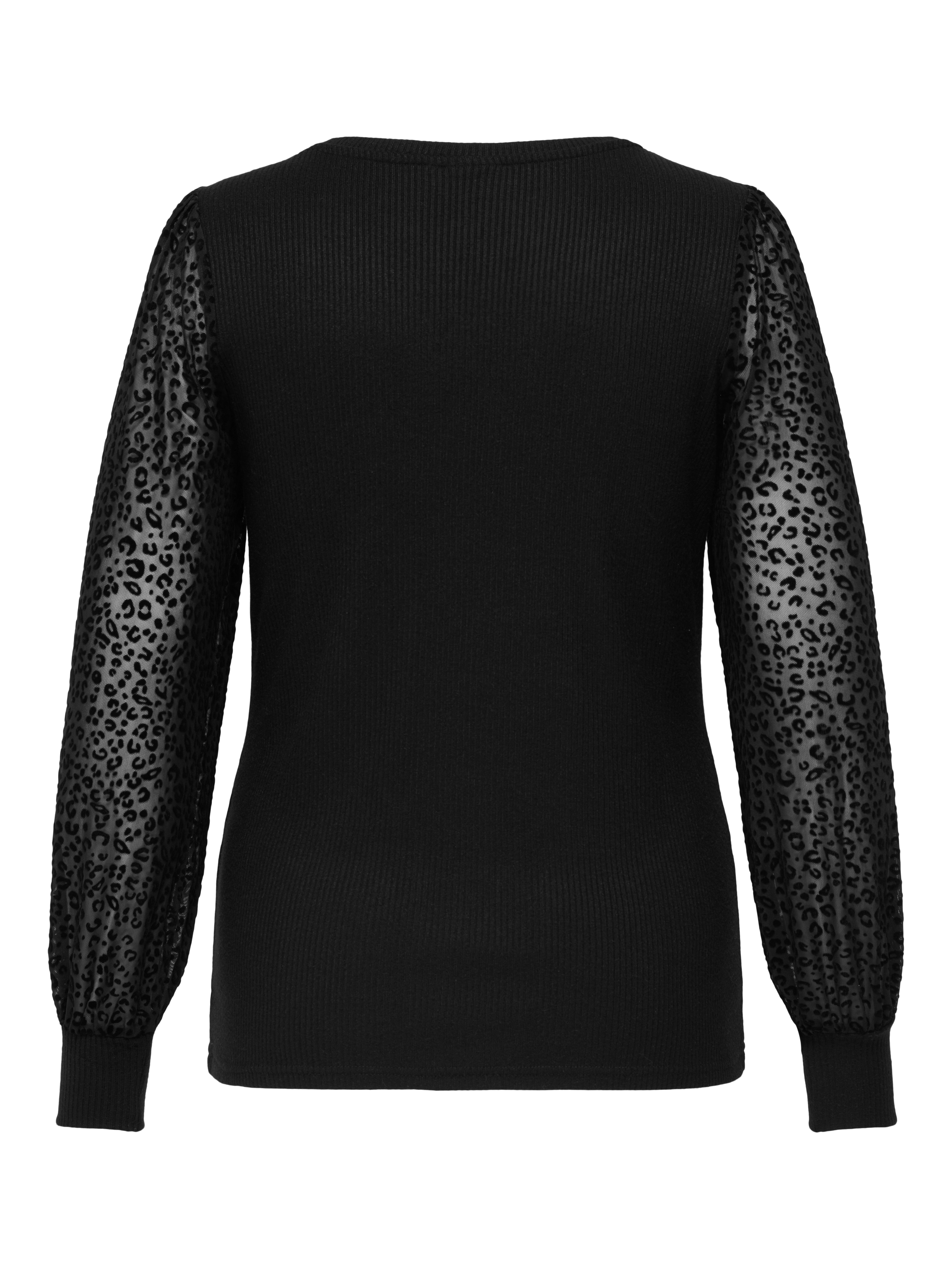 ONLY CARMAKOMA Shirt met lange mouwen CARVELENA L/S O-NECK BLOUSE JRS