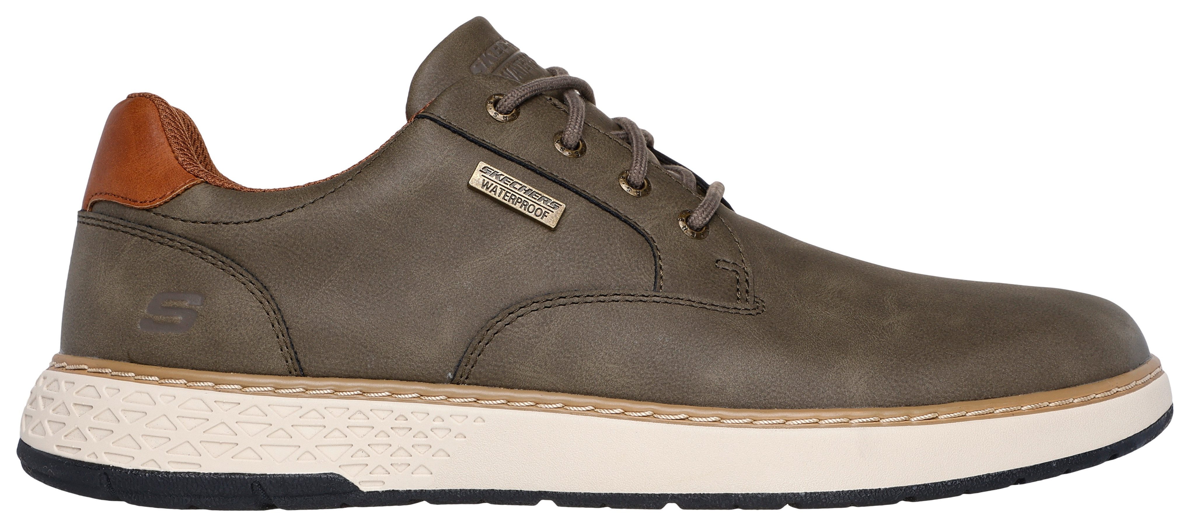 Skechers Veterschoenen GARLAN trekking schoen, sneakers, vrijetijdsschoen met contraststiksels