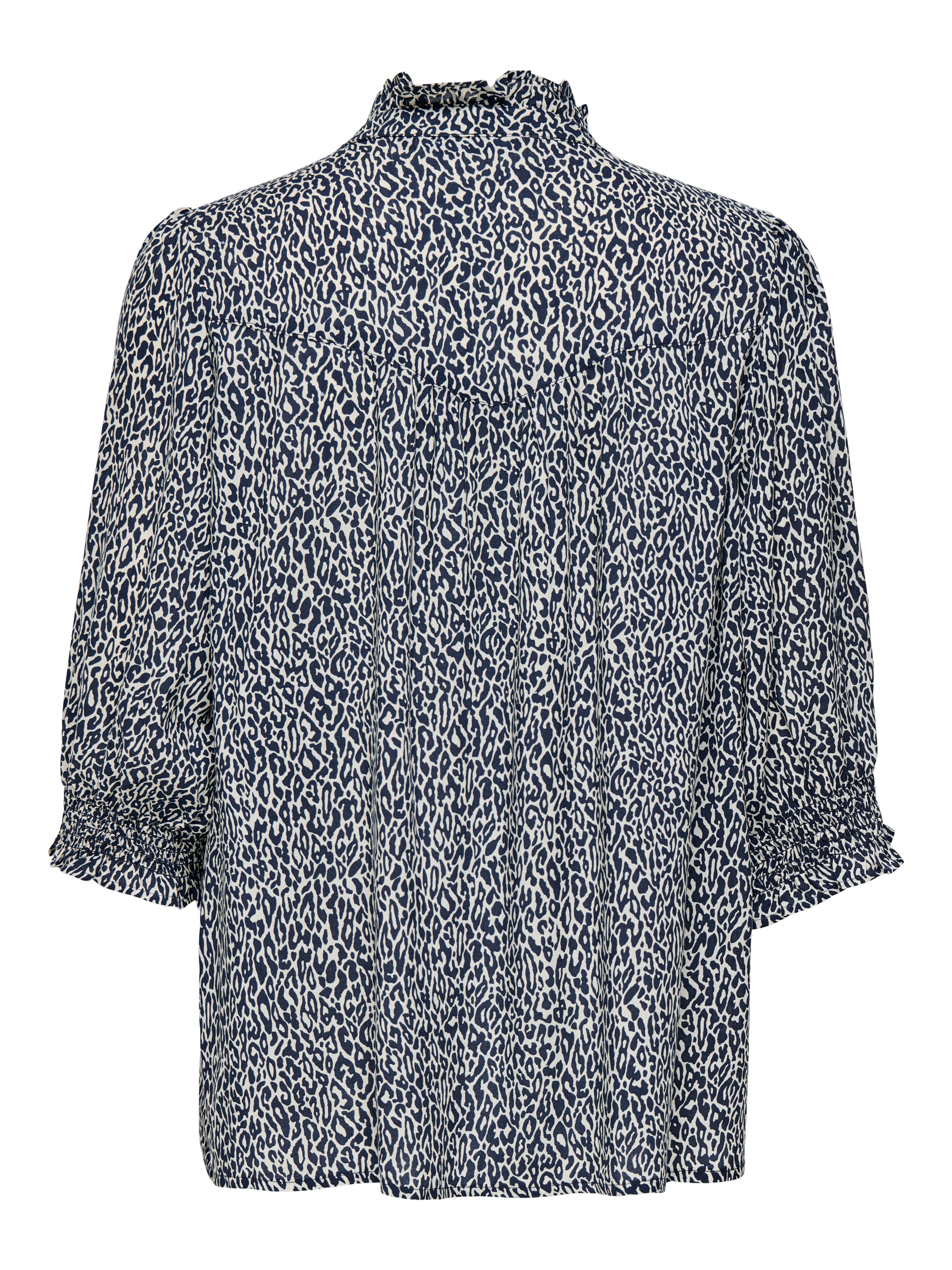 ONLY CARMAKOMA Gedessineerde blouse CARRAYA 3/4 SHIRT WVN NOOS