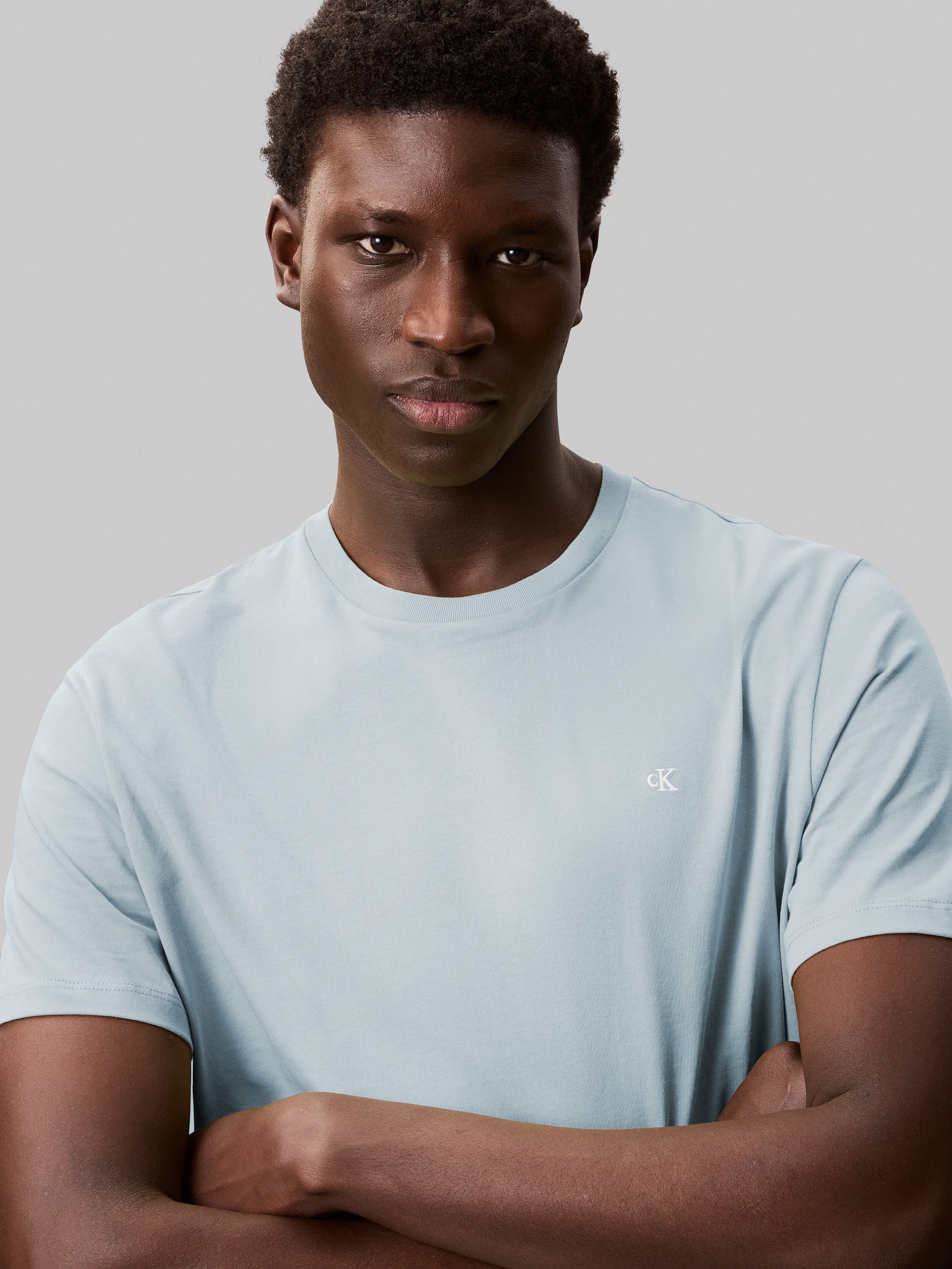Calvin Klein T-shirt SS SMOOTH CTTN SOLID CREWNK TEE