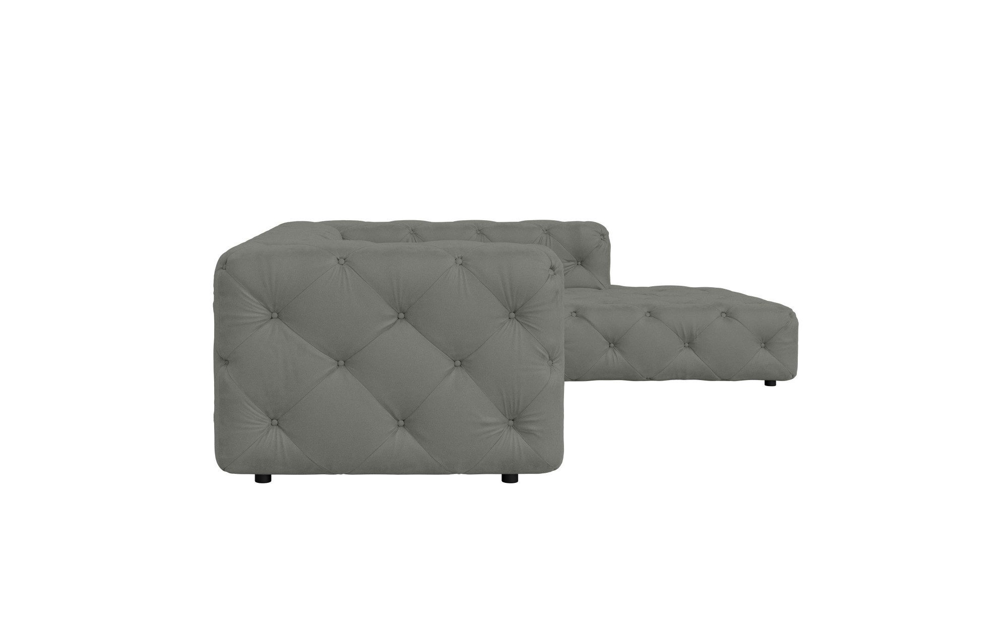 Places of Style Hoekbank FOLLINA L-vorm, met klassieke Chesterfield-knoopstiksels
