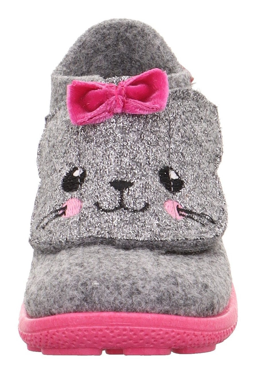 Superfit Pantoffels HAPPY OCTI WMS: middel Babyschoen met klittenbandsluiting, maat sjabloon te downloaden