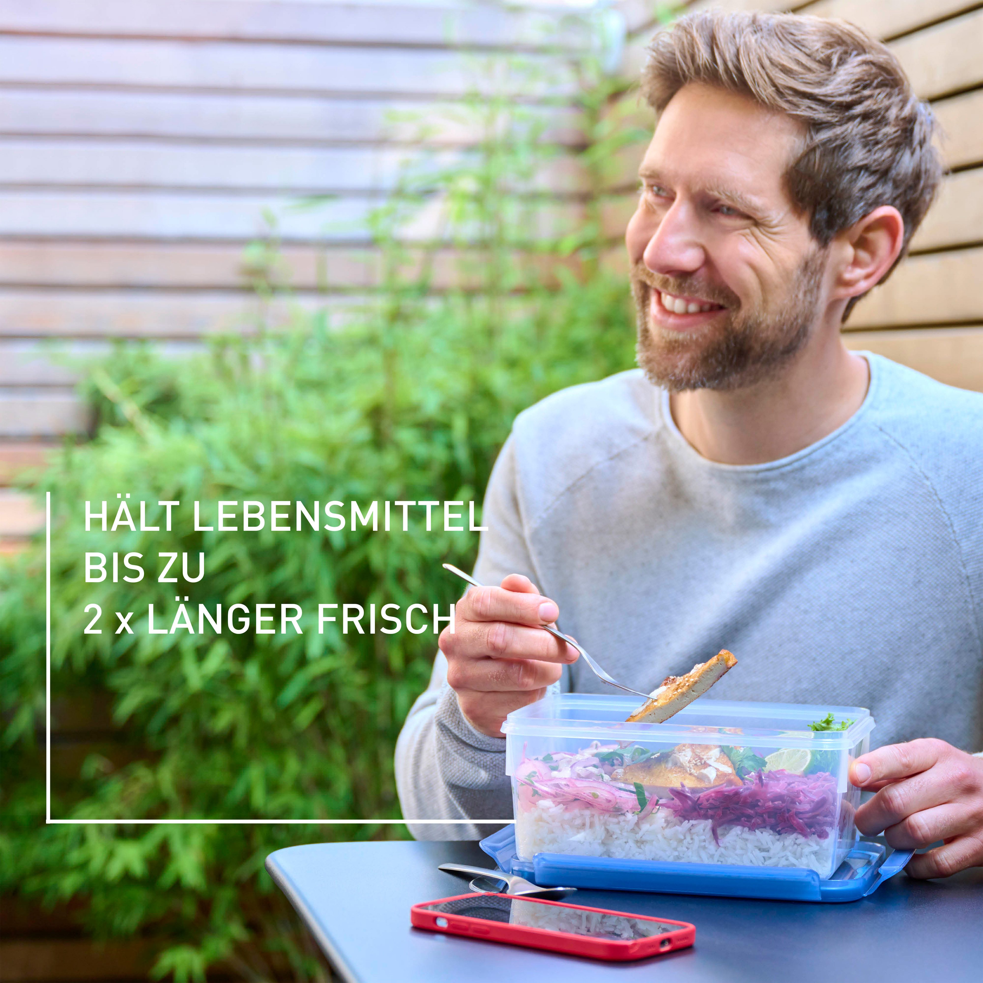 Emsa Vershoudtrommel Clip & Close Eco 100% lekvrij, magnetron-/vaatwasmachine-/vriesgeschikt (1-delig)