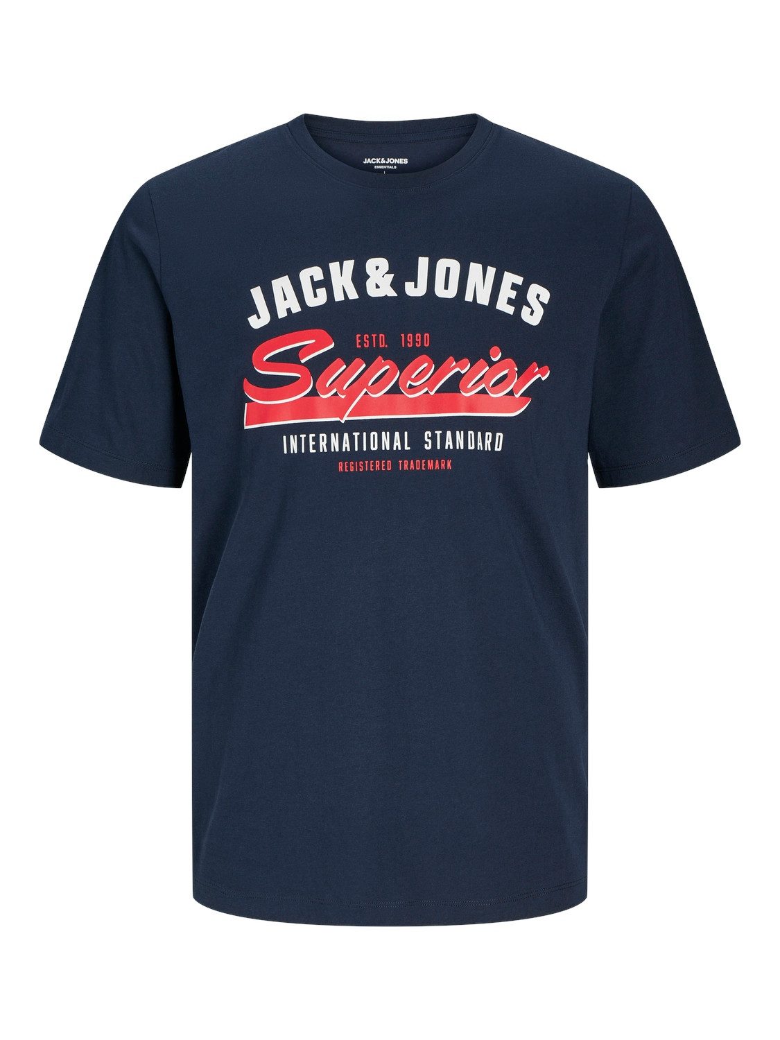 Jack & Jones Shirt met ronde hals JJELOGO TEE SS O-NECK 2 COL SS25 SN