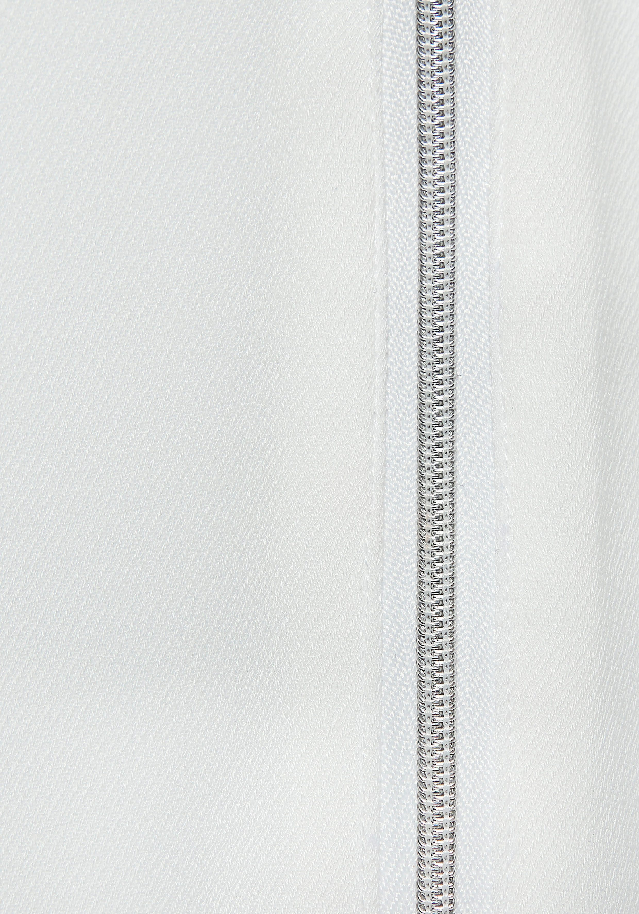 Lascana Blouse met lange mouwen met ritsdetail, elegante damesblouse