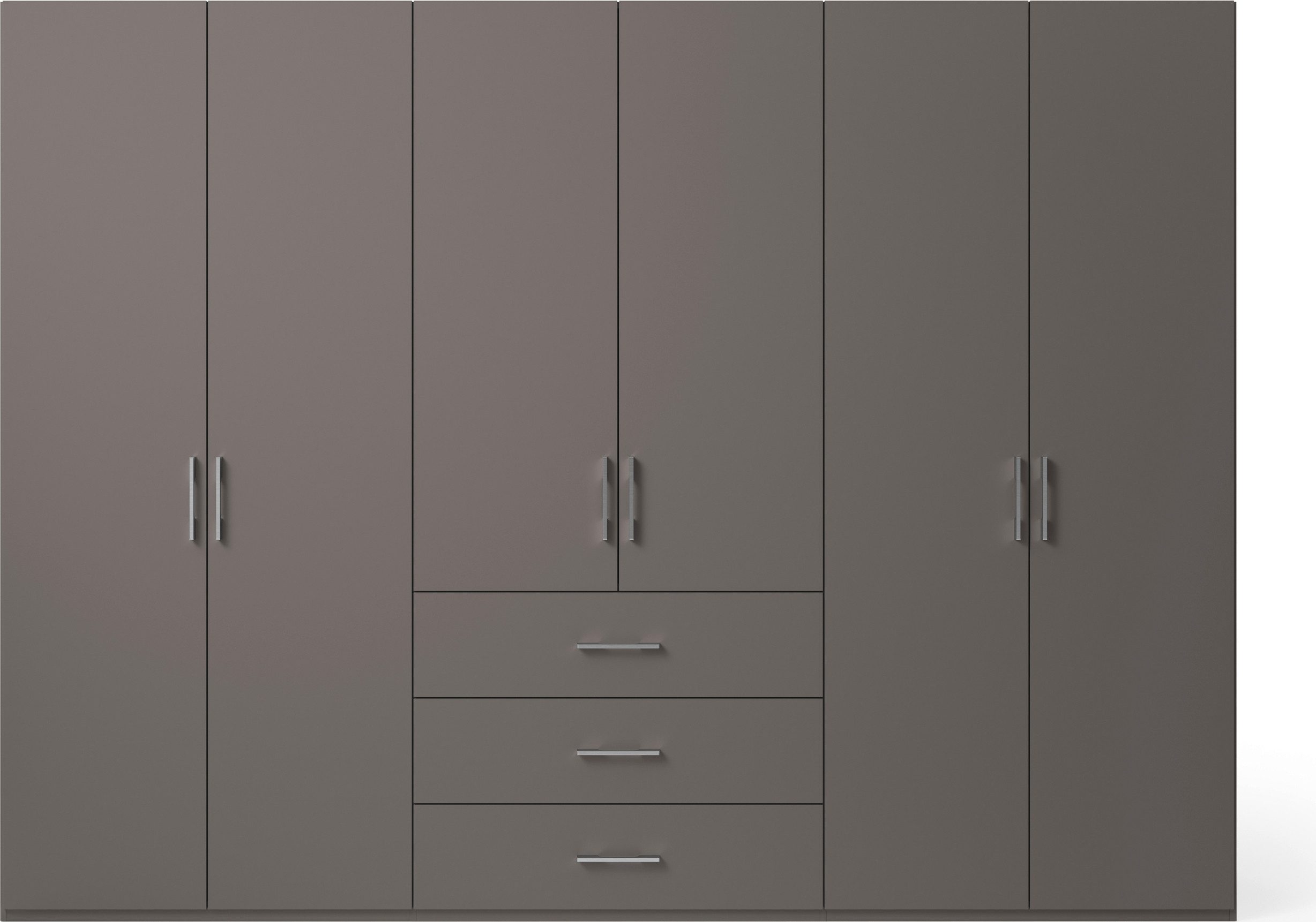 set one by Musterring Draaideurkast Henderson met 3 lades, inclusief legplanken en kledingstangen