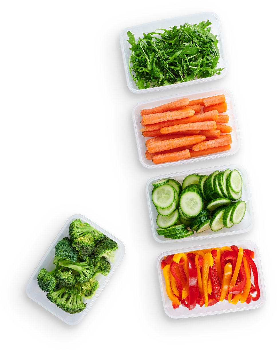 Emsa Vershoudtrommel Clip & Close Set, rechthoekig, 100 % dichte opbergdozen vaatwasser-, vries-, magnetronbestendig, made in germany (set, 10-delig)