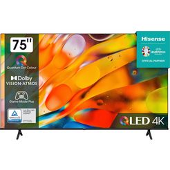 hisense led-tv 75e77kq, 189 cm - 75", 4k ultra hd, smart tv