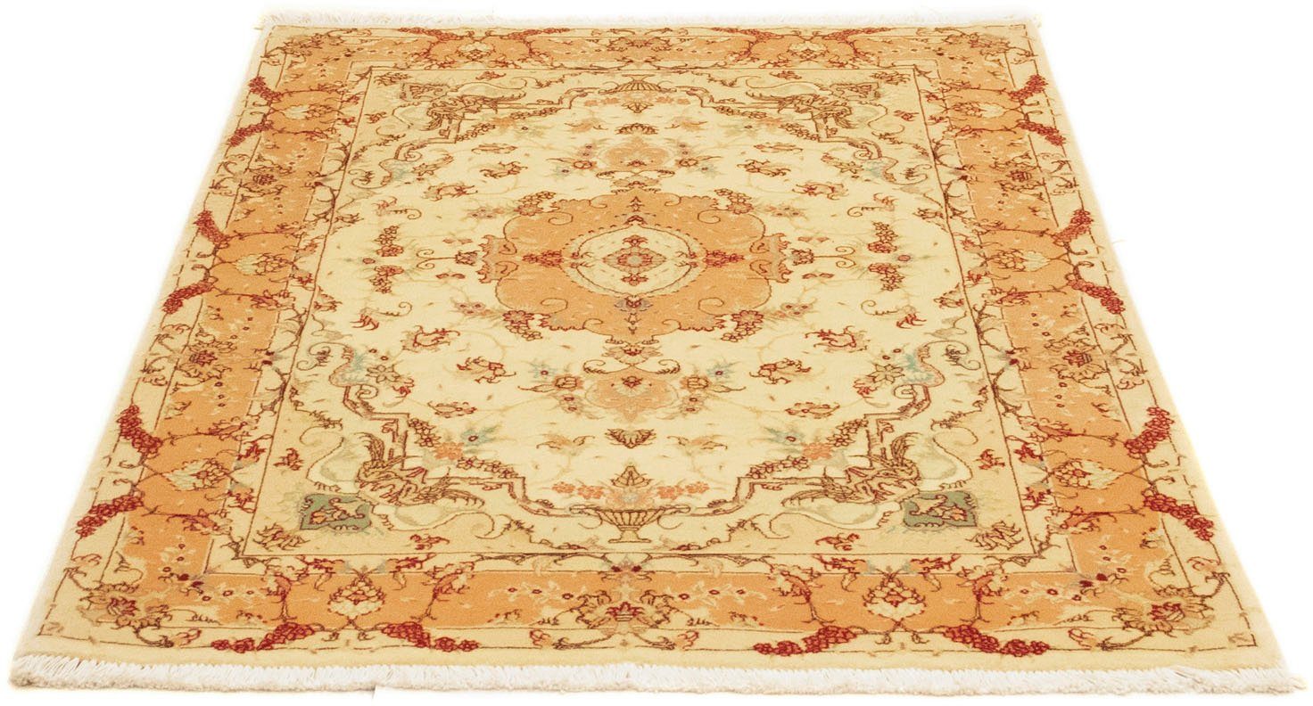 morgenland Vloerkleed Täbriz 50 Raj vloerkleed met de hand geknoopt beige handgeknoopt