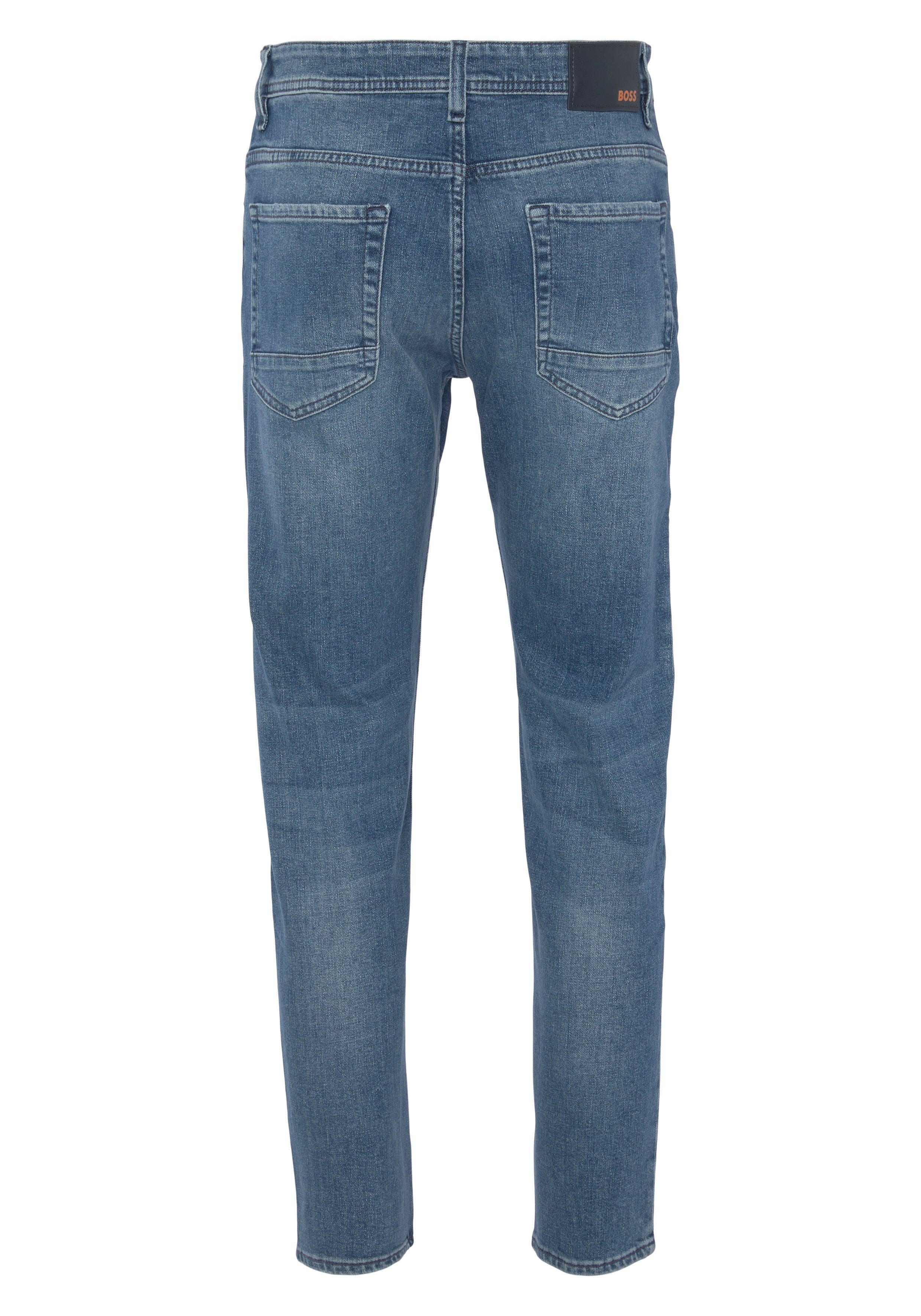 Boss Orange Regular fit jeans Taber BC C met merklabel