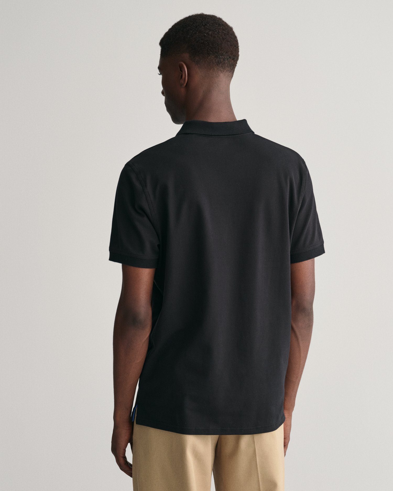 Gant Poloshirt REG CONTRAST PIQUE SS RUGGER met contrastkleurige inzetten