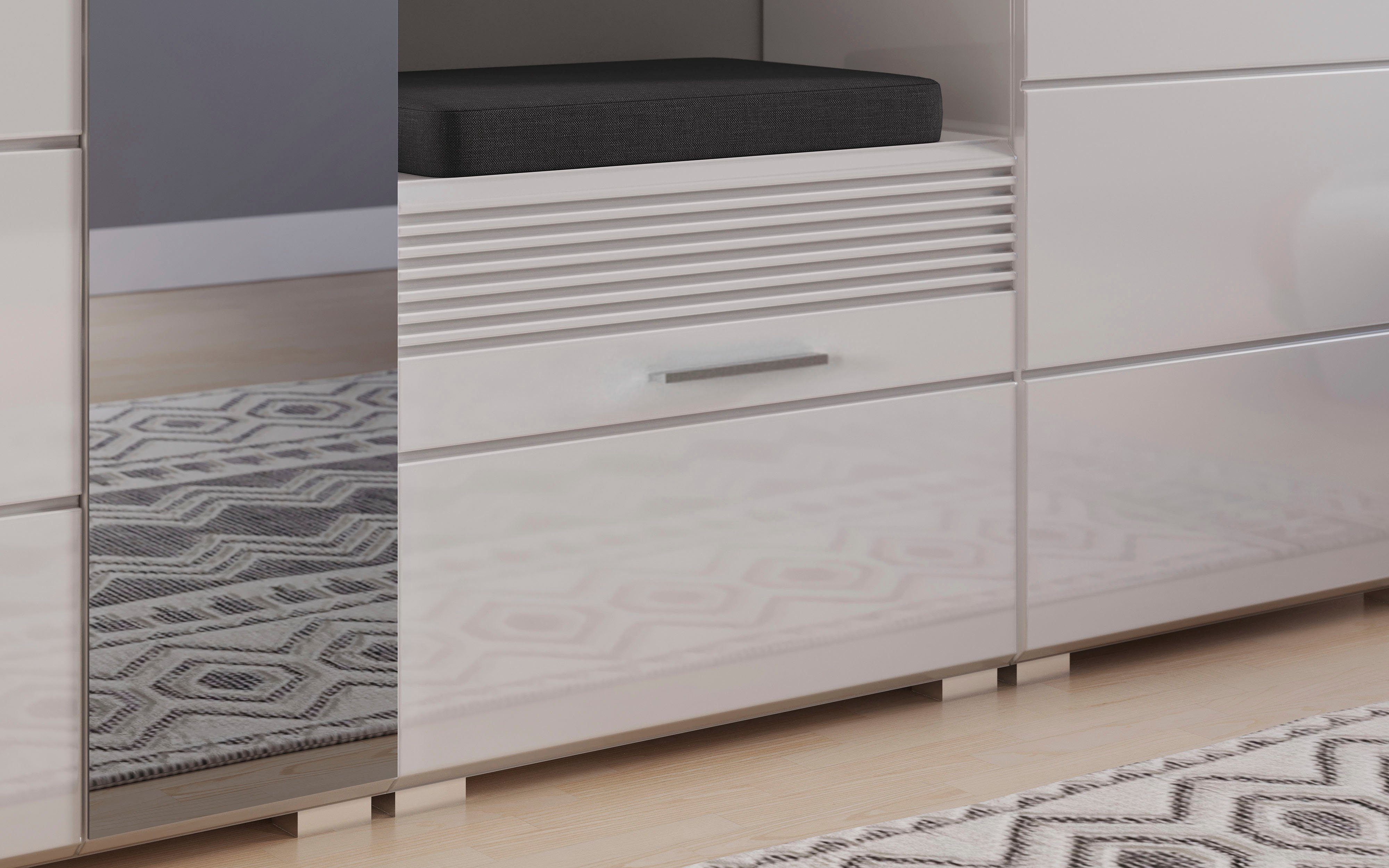 INOSIGN Zitbank Malmö, Breedte 60 cm, 1 Deur, 2 Vakken, hoogwaardige MDF Front