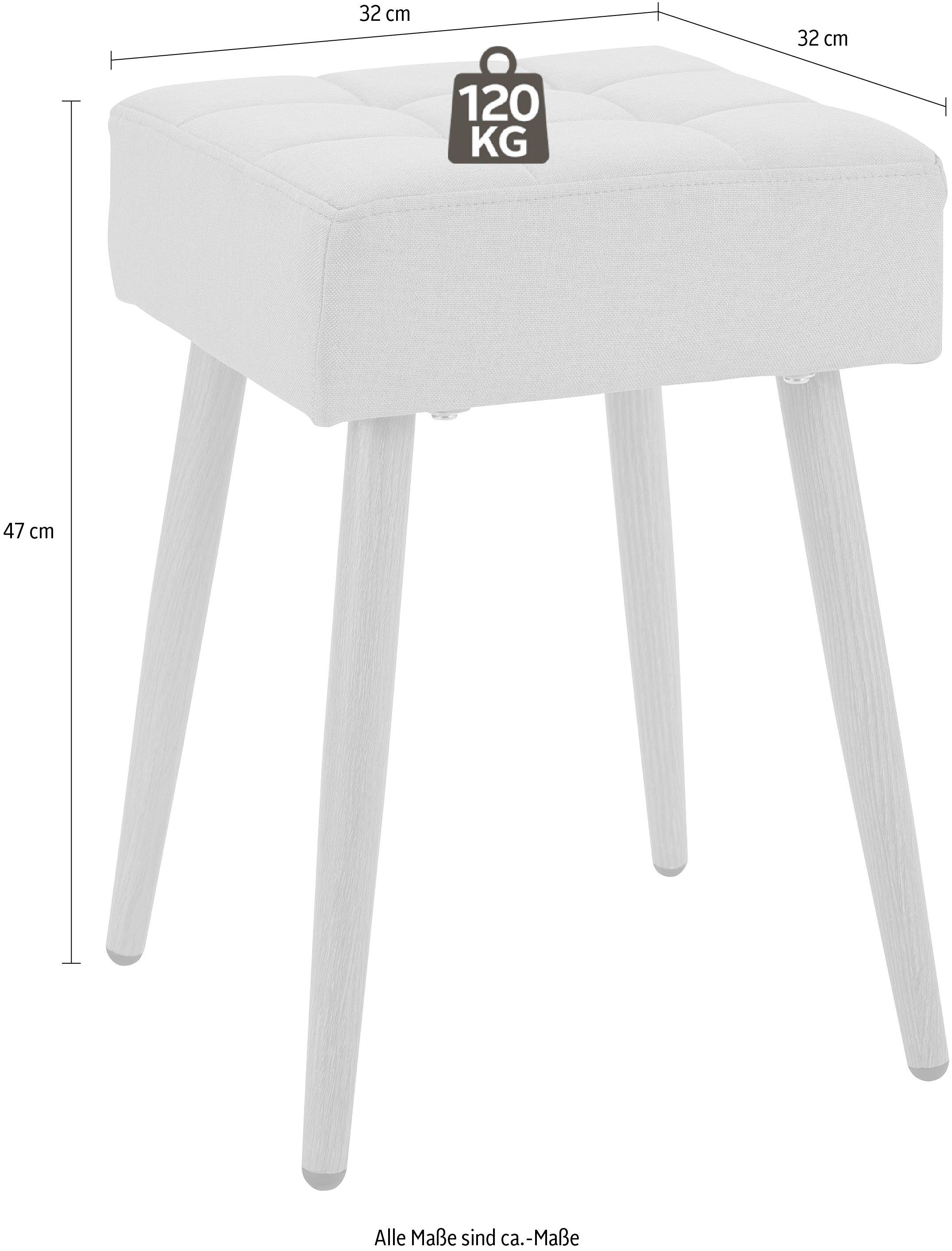 INOSIGN Hocker Louise vierkante zitting in 32 cm (1 stuk)