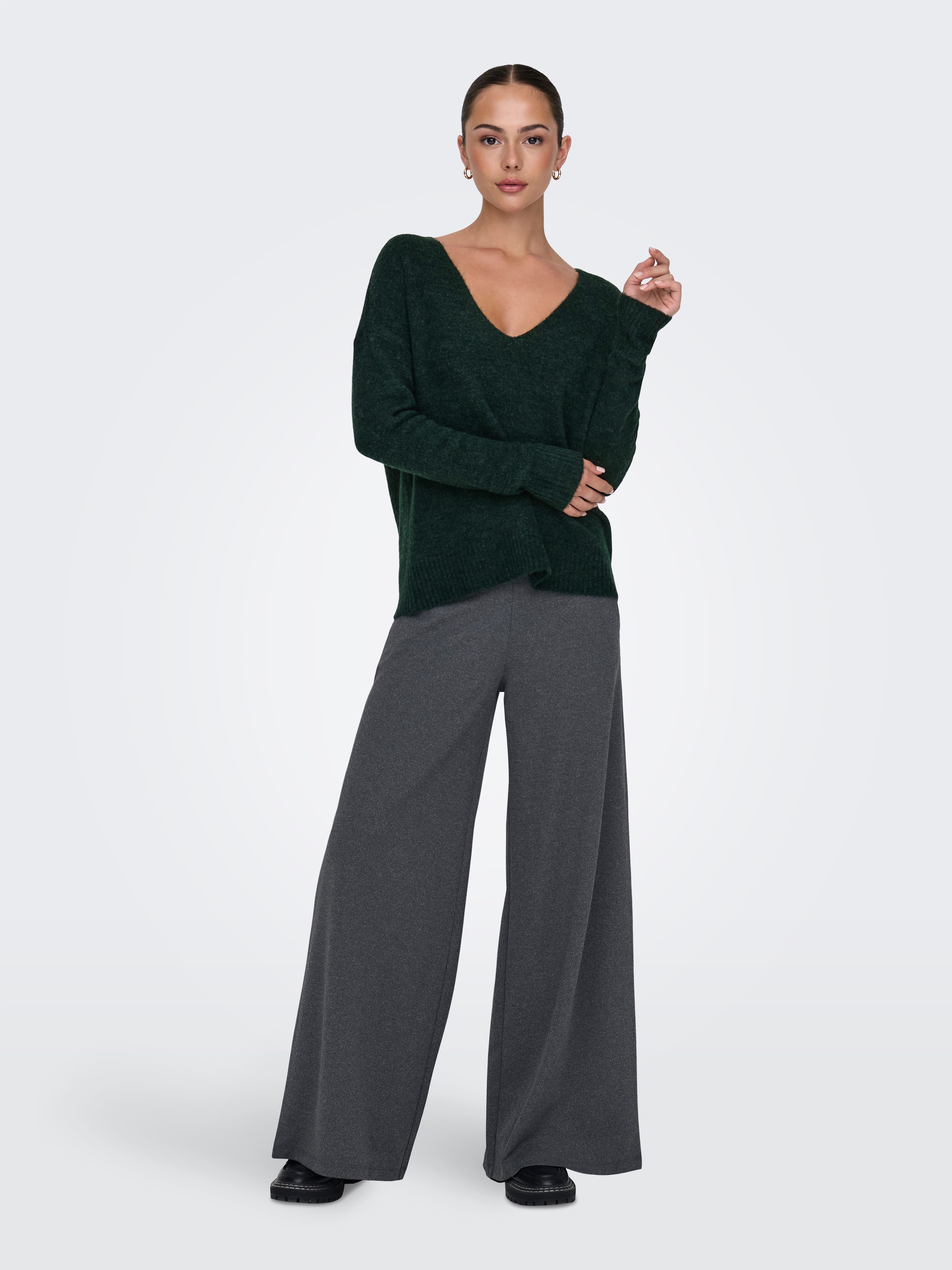 JDY Trui met V-hals JDYELANORA L/S V-NECK PULLO. KNT NOOS