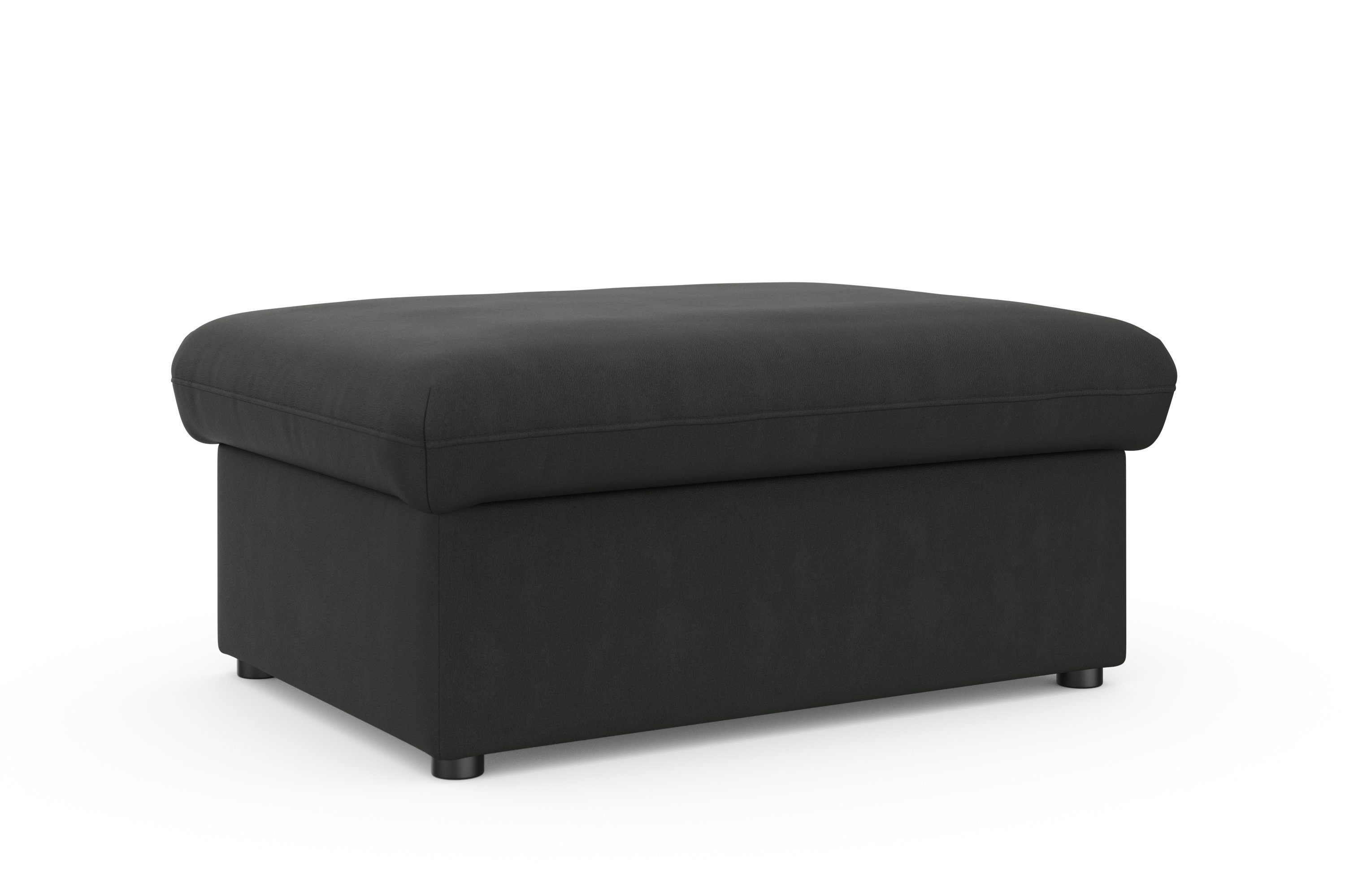 DOMO collection Hocker Topmatras met golfvering, op kunststof glijders