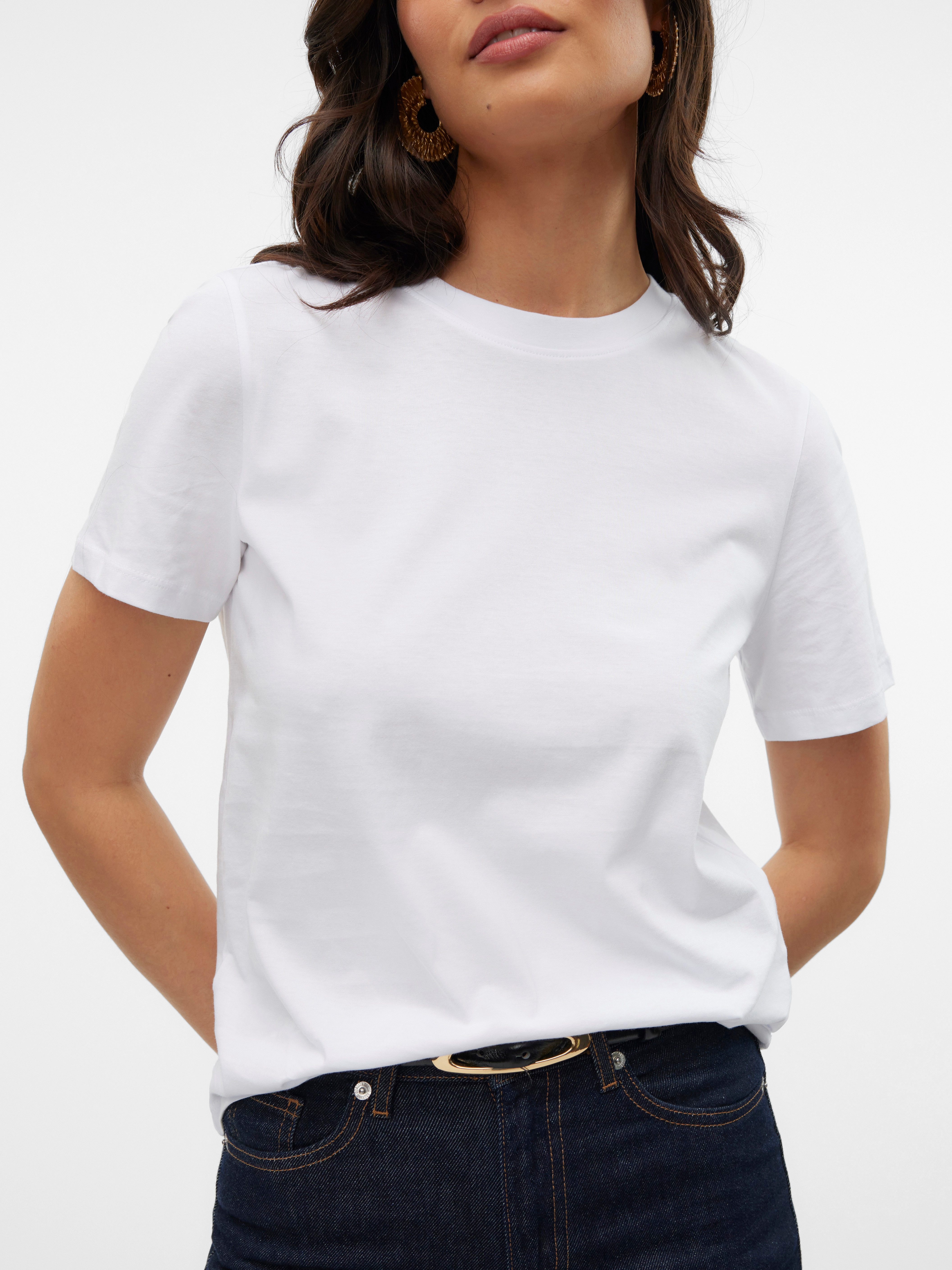 Vero Moda Shirt met korte mouwen VMPAULINA SS T-SHIRT GA JRS NOOS