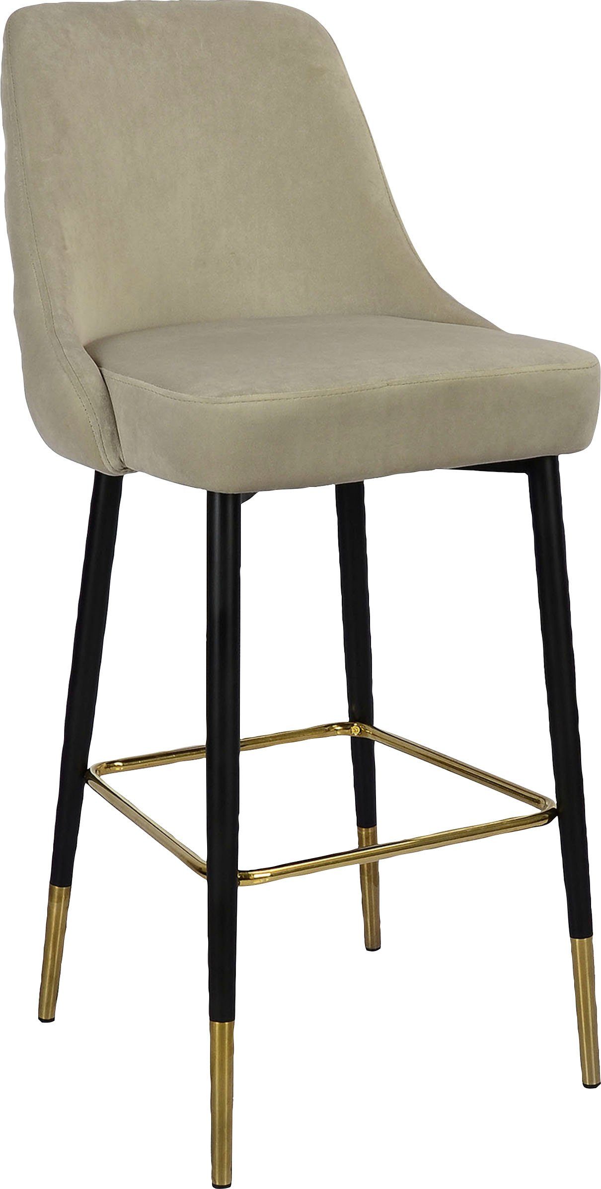 Kayoom Kinderstoel Barkruk Mojo, gestikte rugleuning modern, elegant, onopvallende moderne kleurkeuze (1 stuk) tafels & stoelen bruin