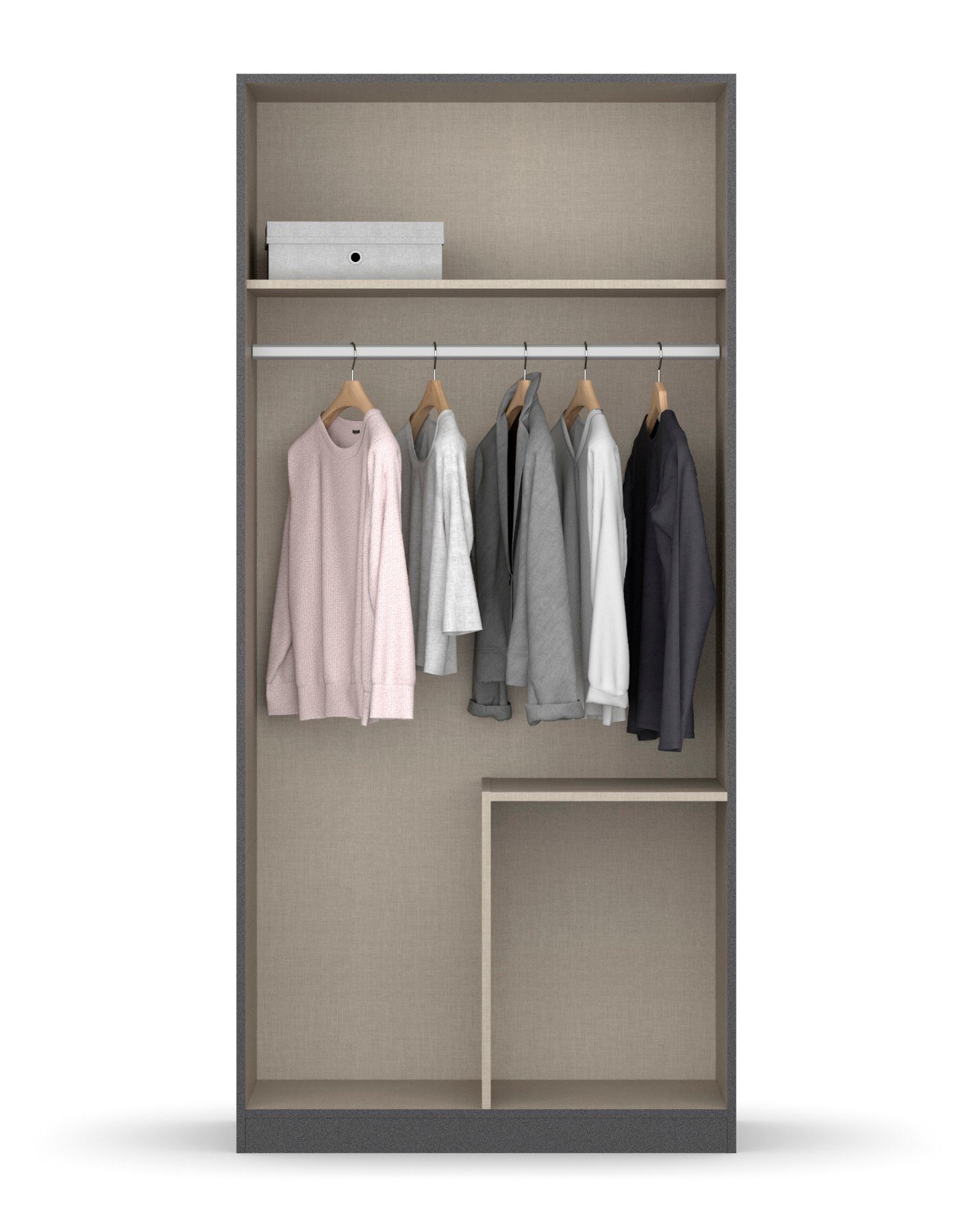 rauch Kastenset Holmes met applicaties "industrial style"