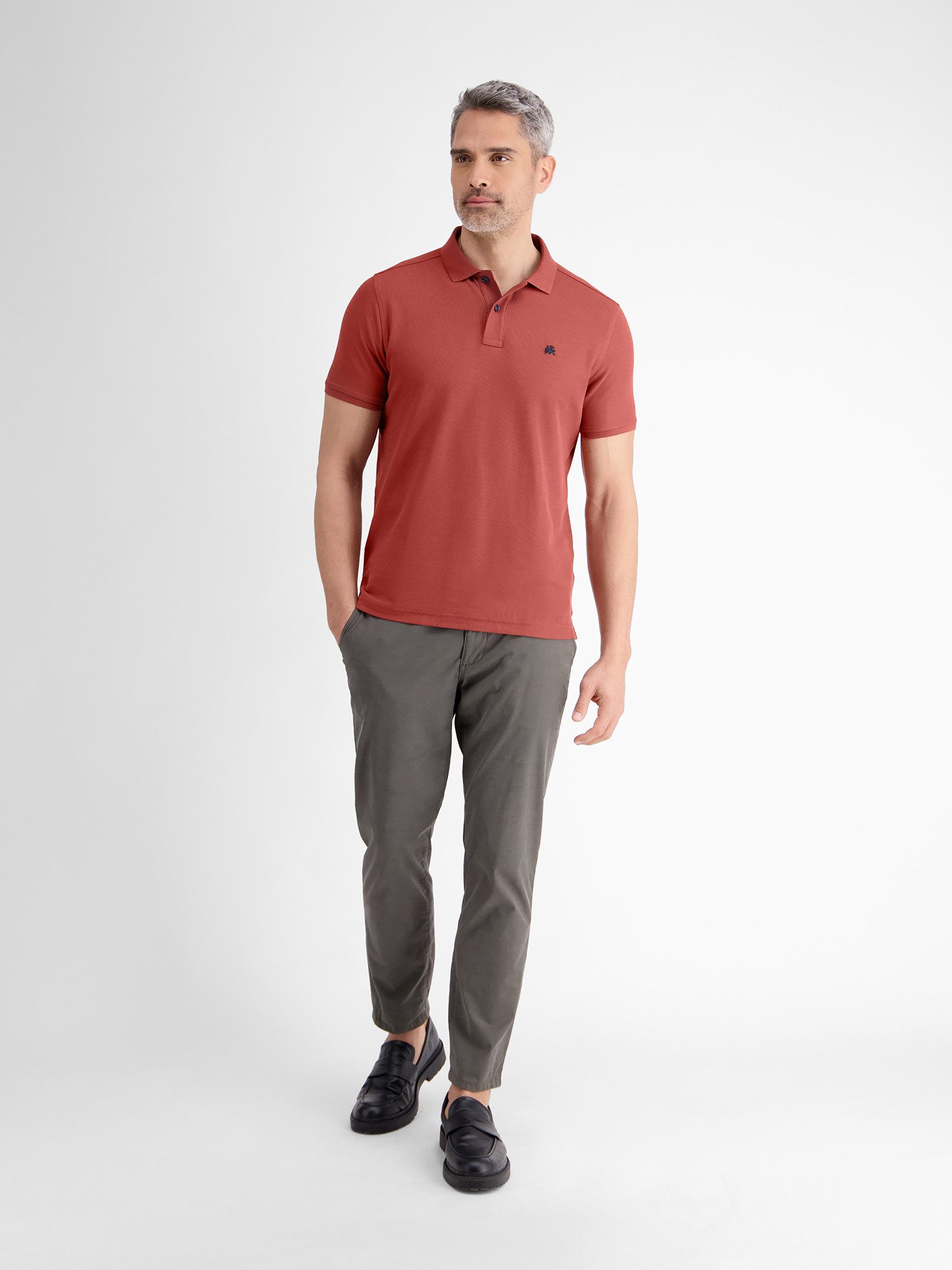 Lerros Poloshirt LERROS klassieke polostijl in *Cool & Dry* piquékwaliteit