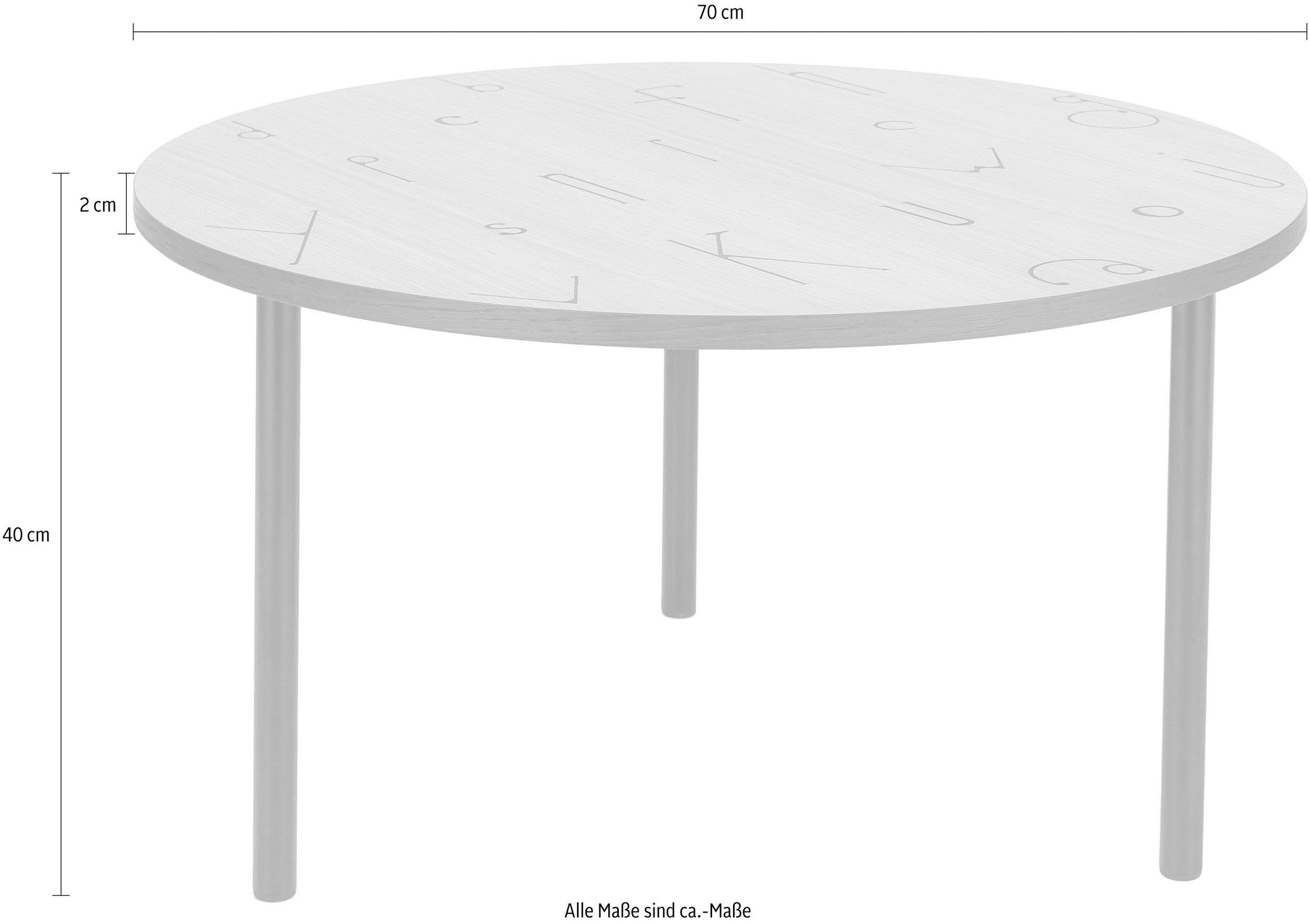 Woodman Salontafel Arty met bijzondere print