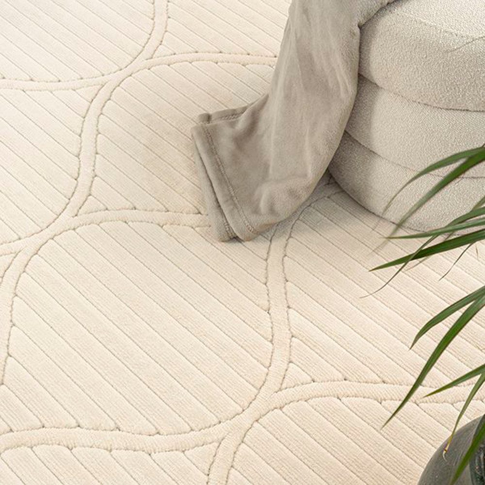 The carpet Vloerkleed Parma moderne woonkamer tapijt geschikt voor buiten, dichte pool