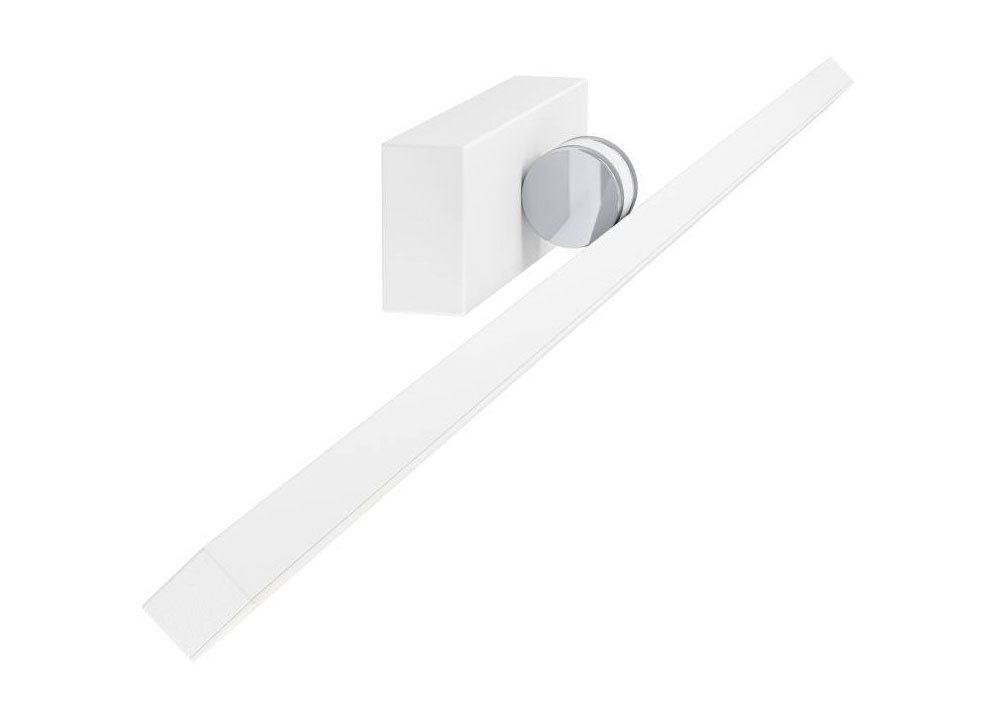 EGLO Spiegellamp VERDELLO Wandlamp van kunststof in wit en chroom, badkamer spiegel lamp, IP44 (1 stuk)