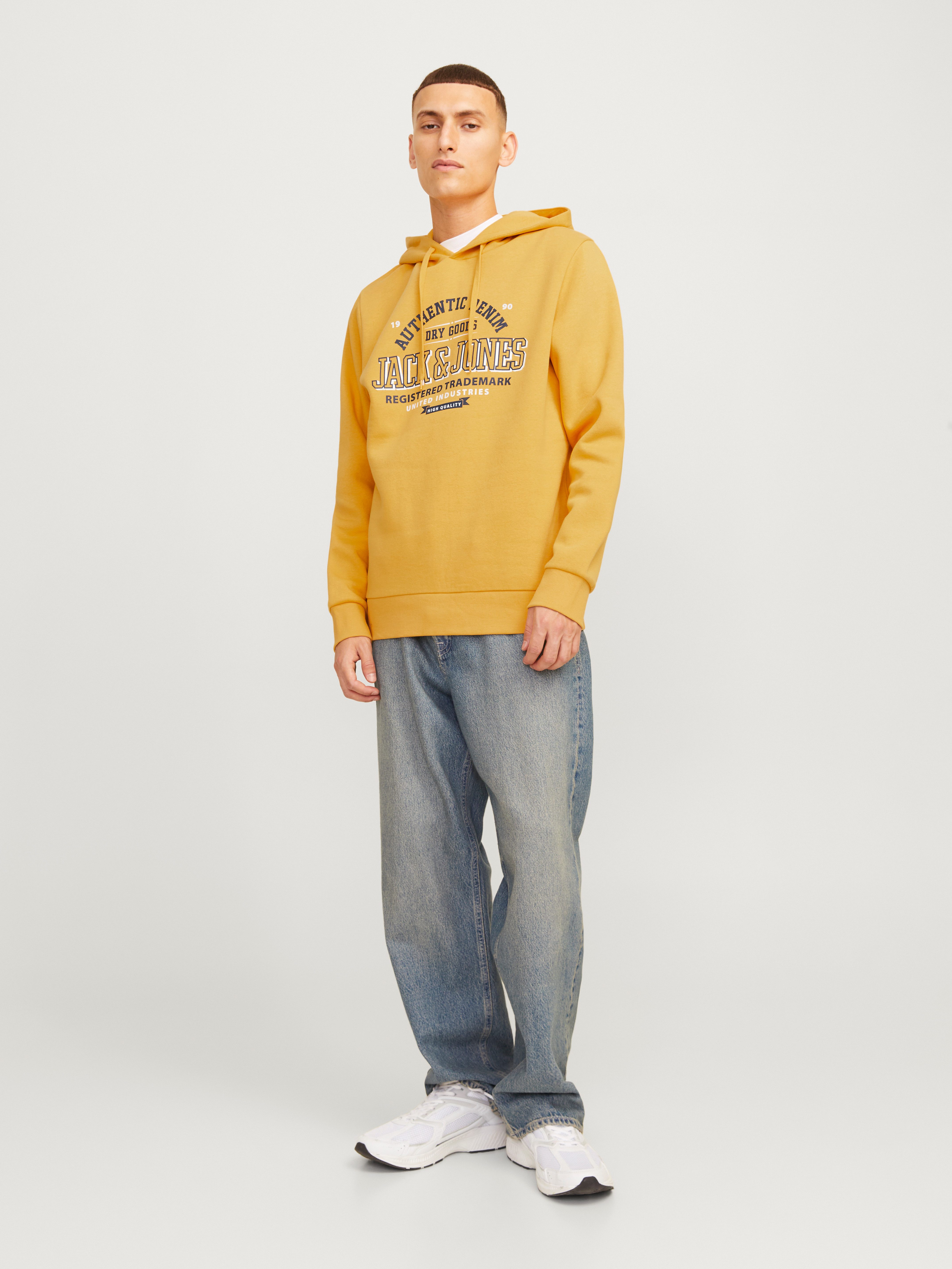 Jack & Jones Hoodie JJELOGO SWEAT HOOD 2 COL 24 25 NOOS