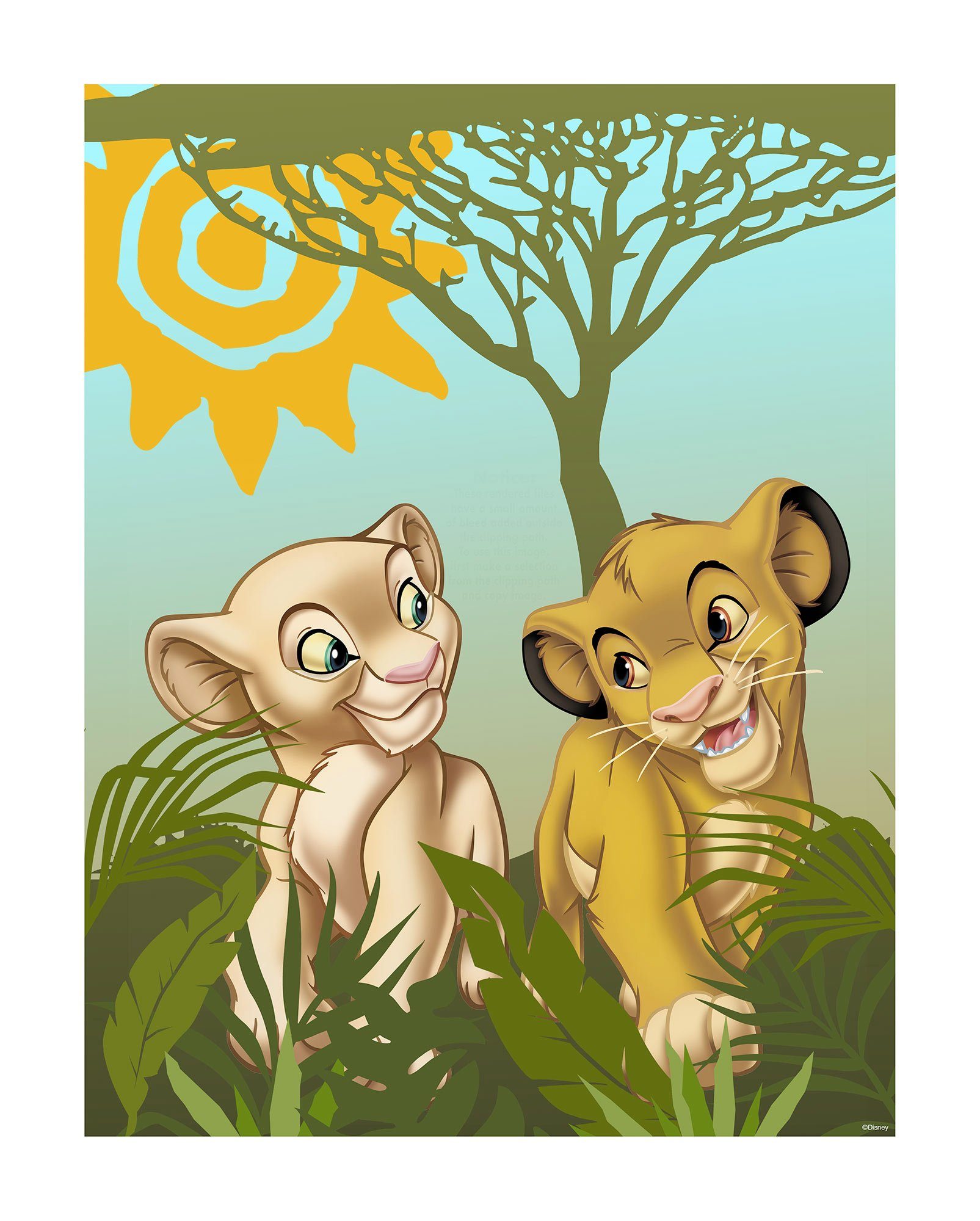 Komar Poster Lion King Urembo Meadows
