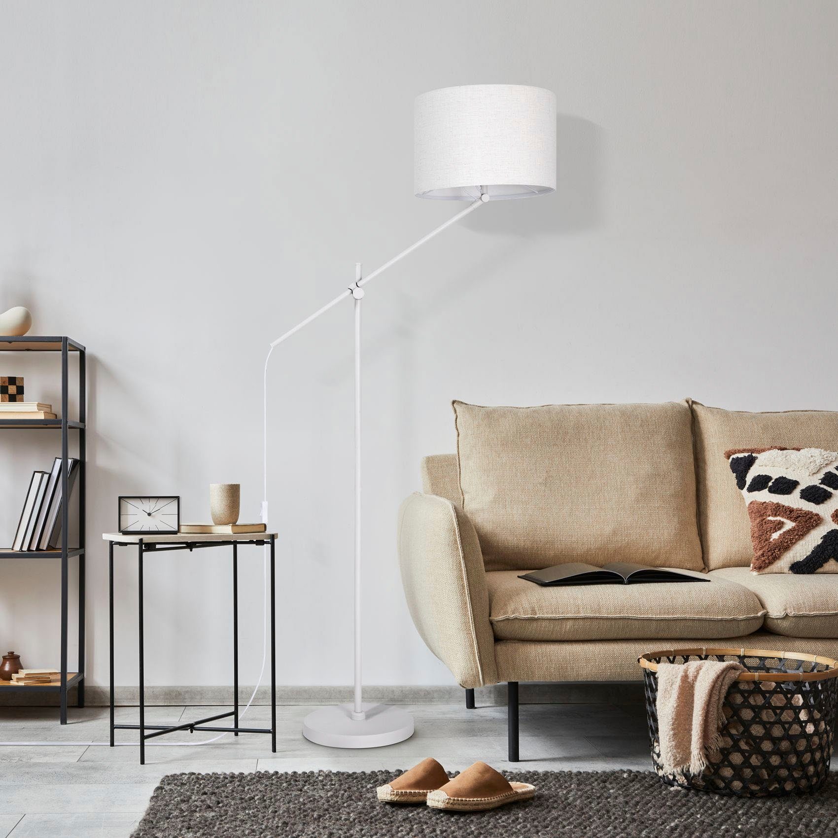 Paco Home Staande lamp Tom met compatibele dimmer en lichtbron