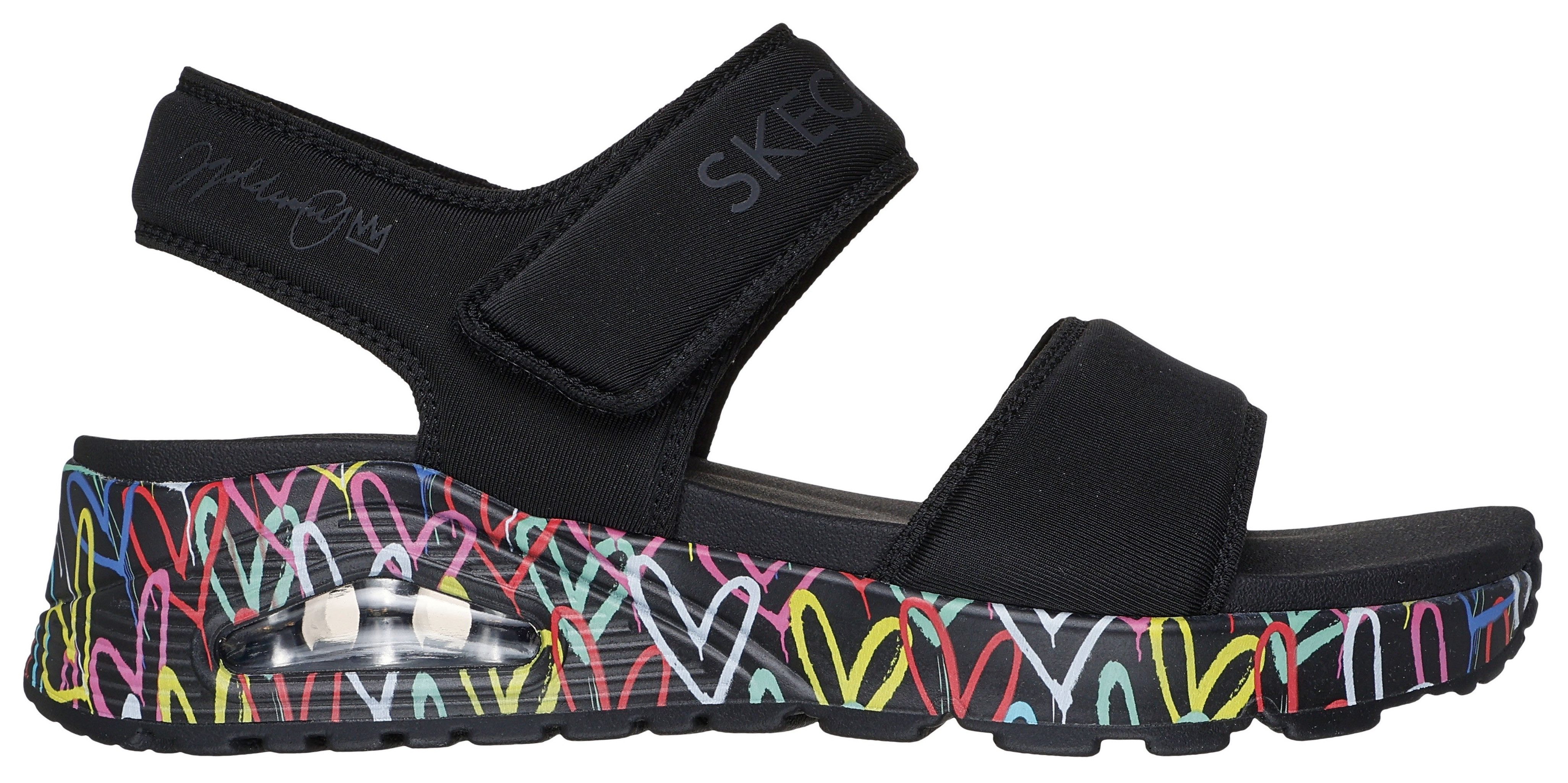 Skechers Sandalen Uno met skech-air luchtkussen zool