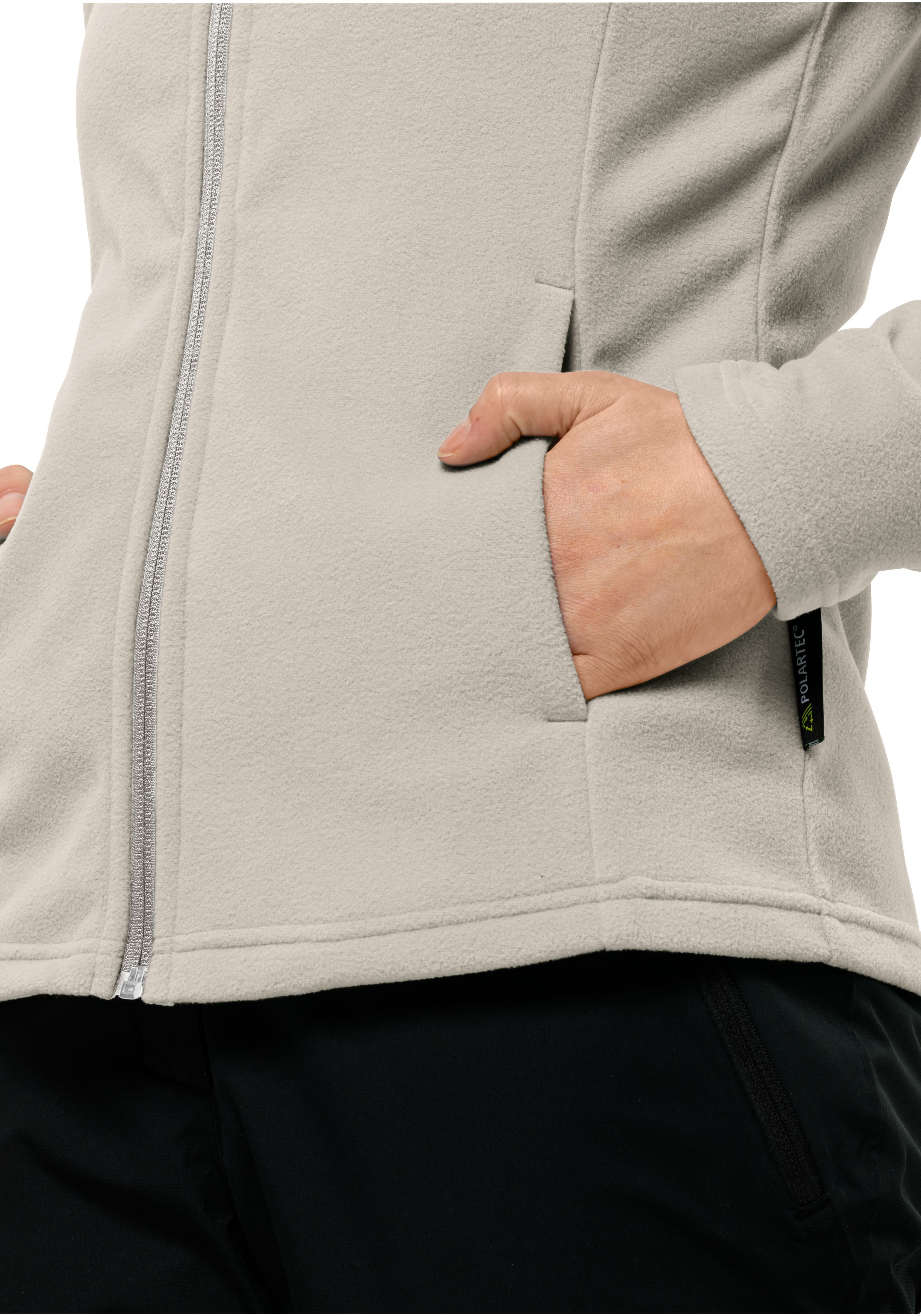 Jack Wolfskin Fleecejack Taunus lichte, rekbare, ademende midlayer