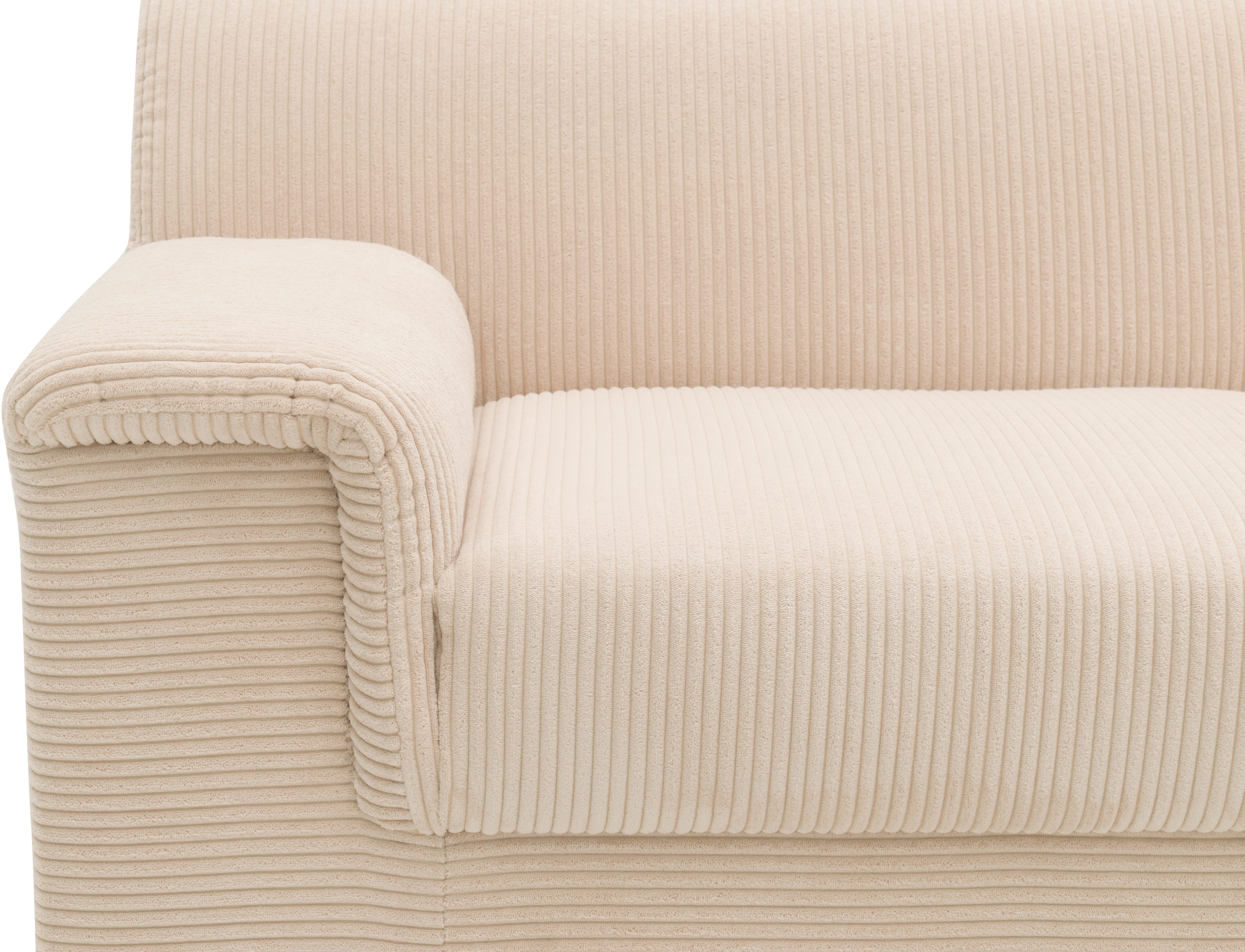 INOSIGN 2,5-zits Jamie 2 ook in Cord BxDxH: 19x/81x76 cm tijdloos, modern, met comfortabel verend systeem