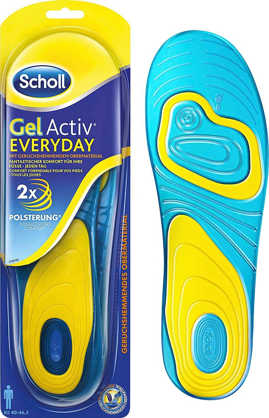 Scholl Inlegzolen GelActiv Everyday Mannen Voor vrijetijdsschoenen - Verbeterd comfort door...